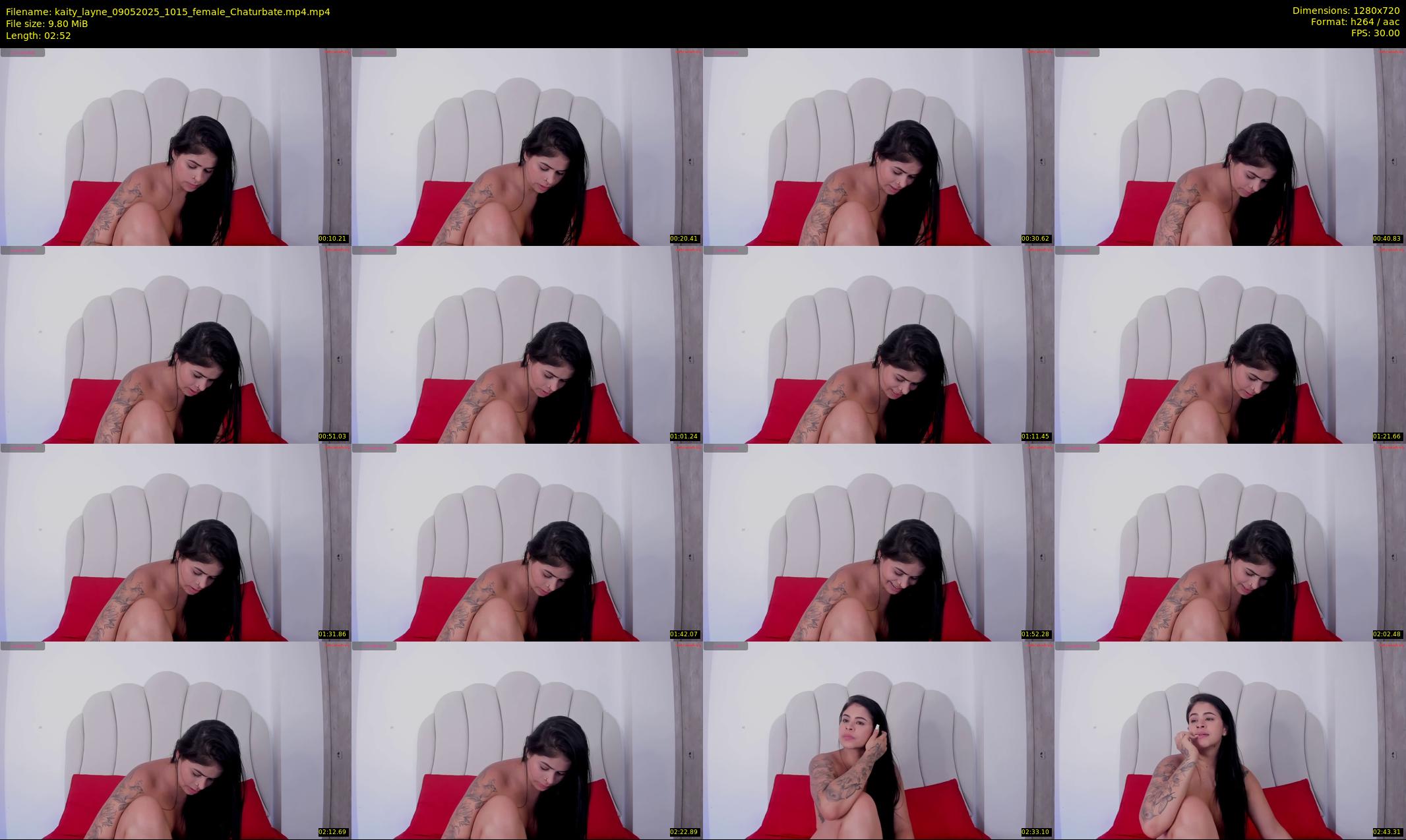 kaity_layne — 3 minute Chaturbate female cam show recording, 720p, May 9, 2025