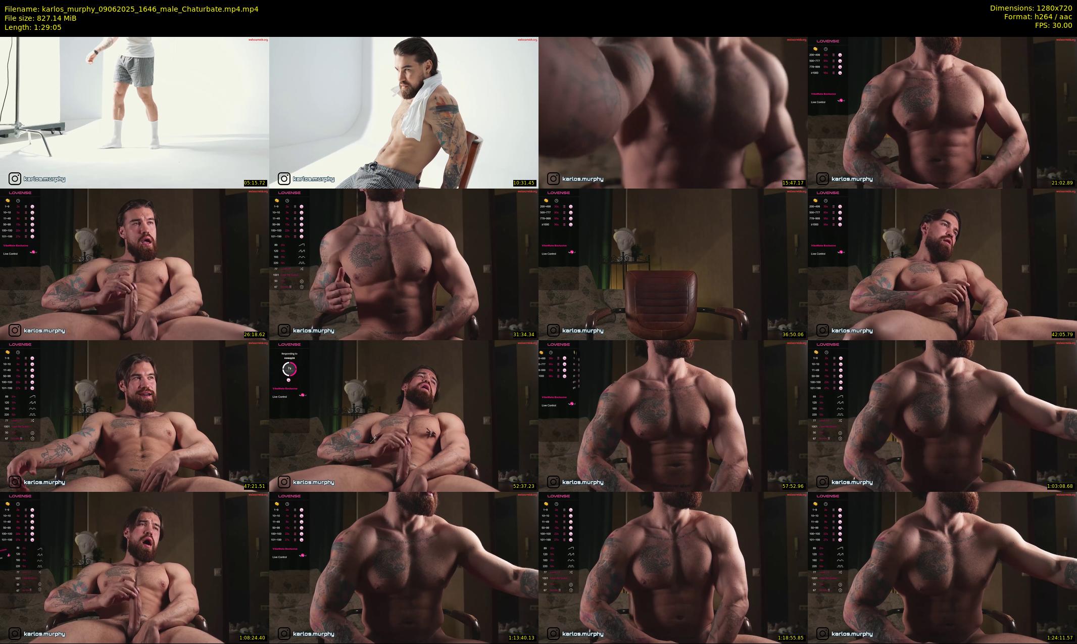 karlos_murphy — 90 minute Chaturbate male cam show recording, 720p, Jun 9, 2025