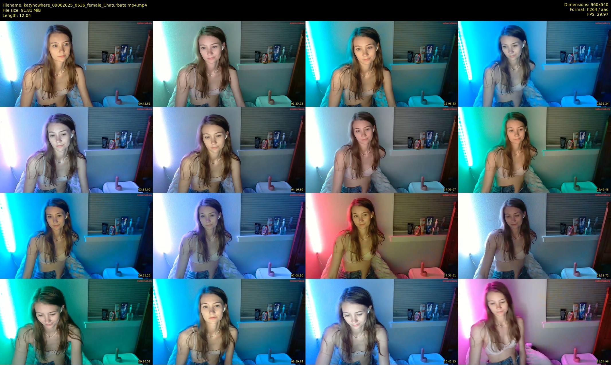 katynowhere — 13 minute Chaturbate female cam show recording, 480p, Jun 9, 2025
