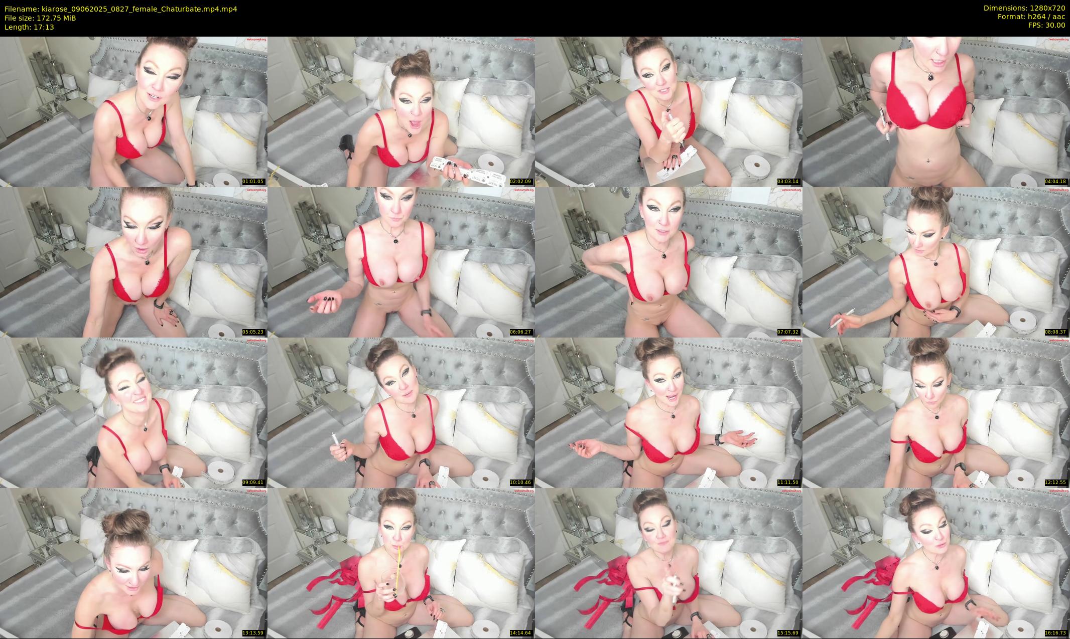 kiarose — 18 minute Chaturbate female cam show recording, 720p, Jun 9, 2025