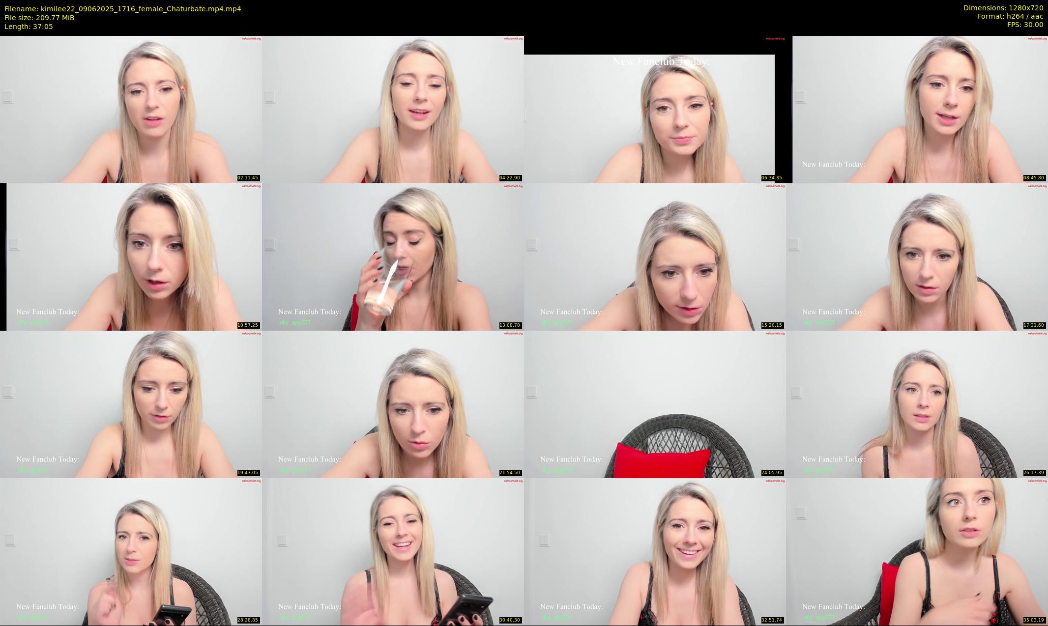 kimilee22 — 38 minute Chaturbate female cam show recording, 720p, Jun 9, 2025