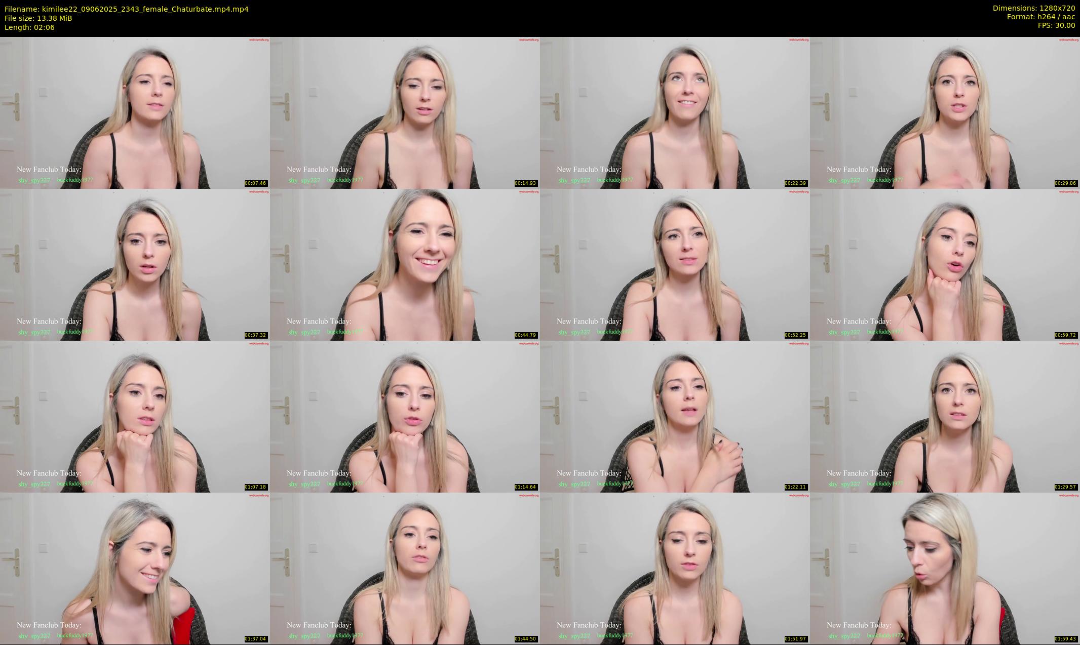 kimilee22 — 3 minute Chaturbate female cam show recording, 720p, Jun 9, 2025