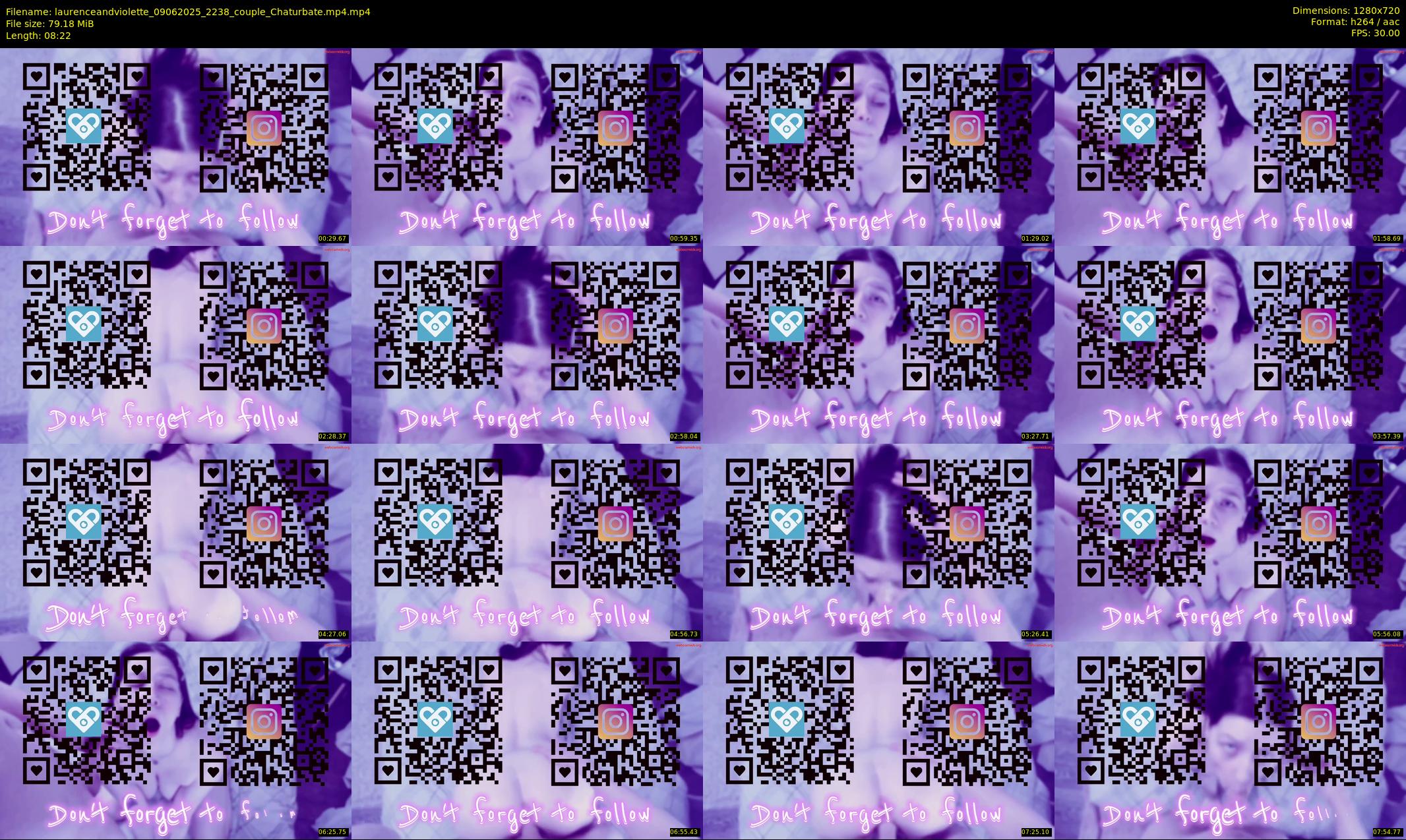laurenceandviolette — 9 minute Chaturbate couple cam show recording, 720p, Jun 9, 2025