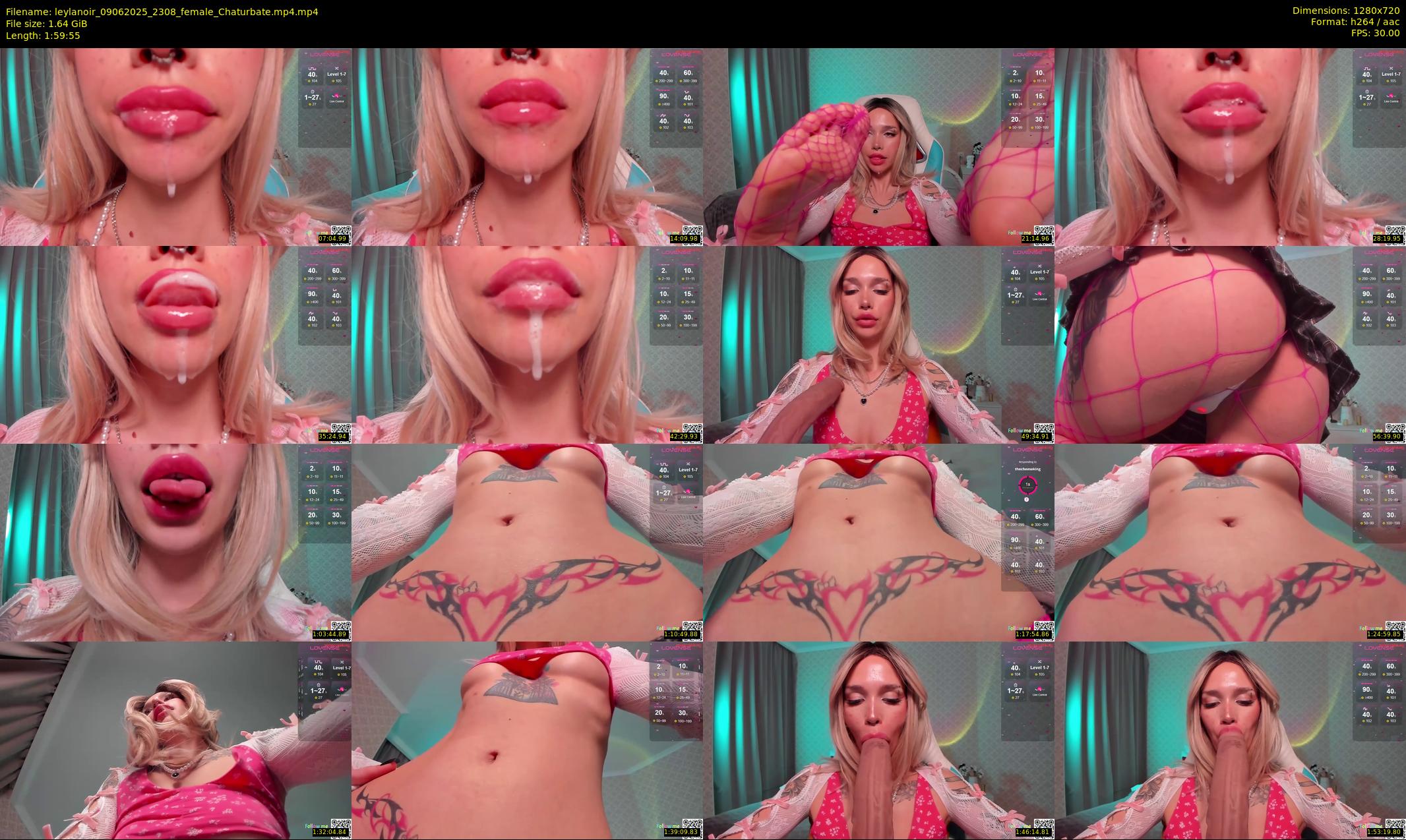 leylanoir — 120 minute Chaturbate female cam show recording, 720p, Jun 9, 2025