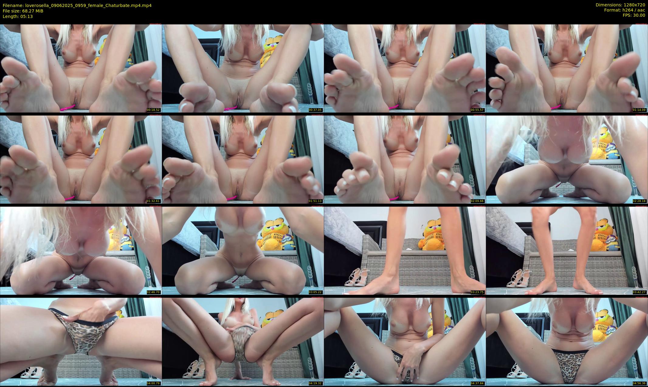 loverosella — 6 minute Chaturbate female cam show recording, 720p, Jun 9, 2025
