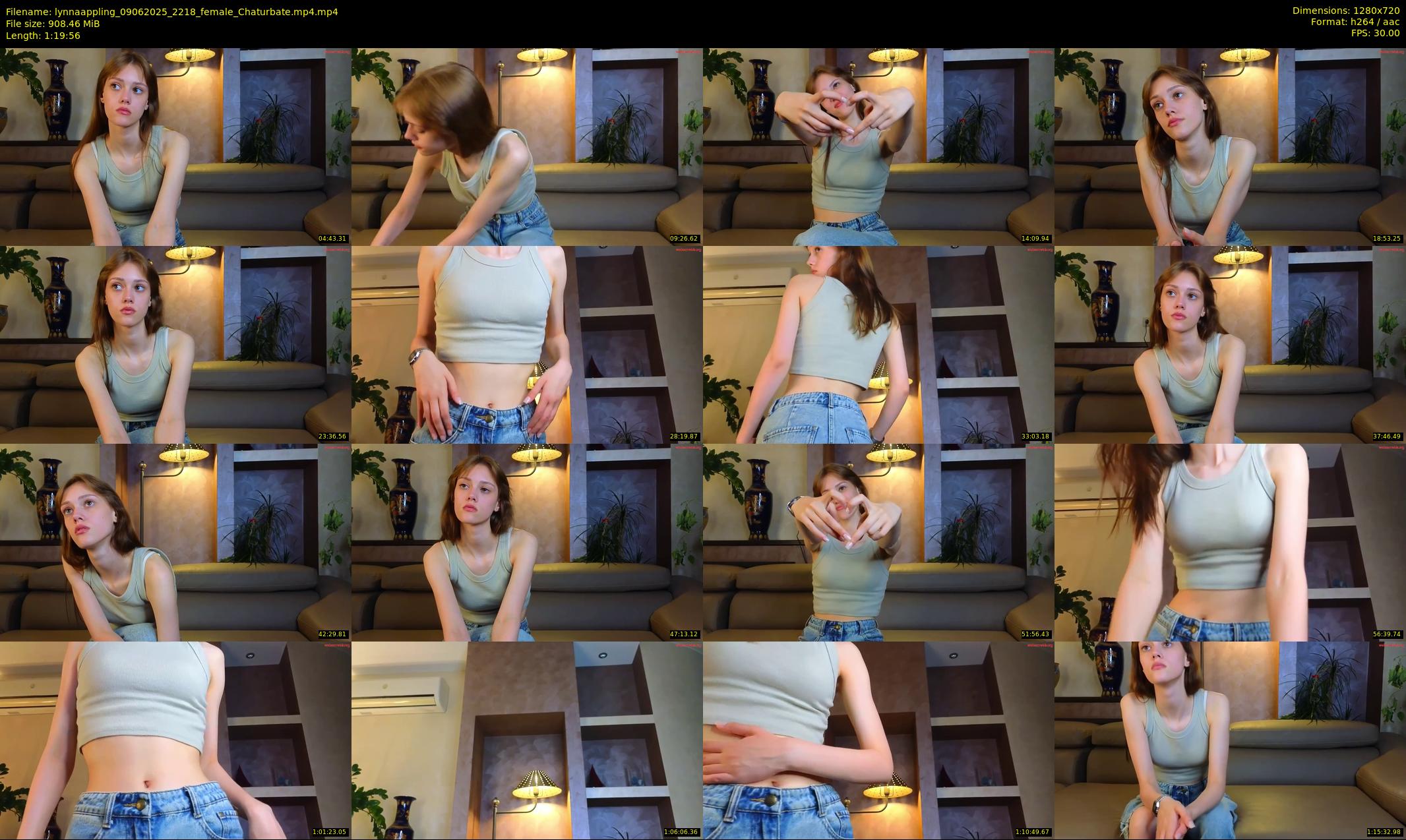 lynnaappling — 80 minute Chaturbate female cam show recording, 720p, Jun 9, 2025