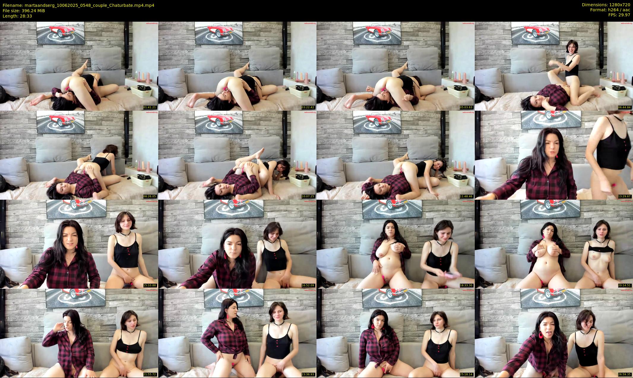 martaandserg — 29 minute Chaturbate female cam show recording, 720p, Jun 10, 2025