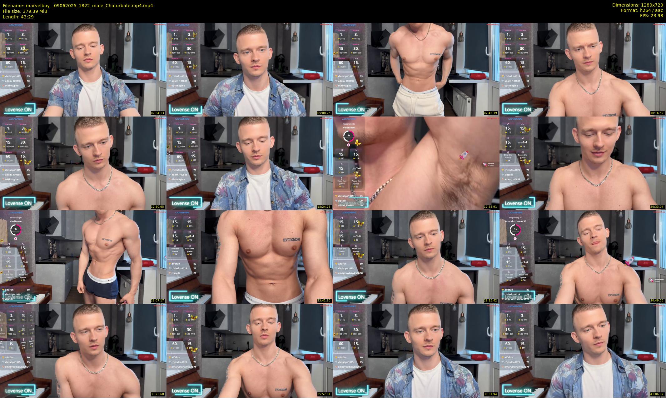 marvelboy_ — 44 minute Chaturbate male cam show recording, 720p, Jun 9, 2025