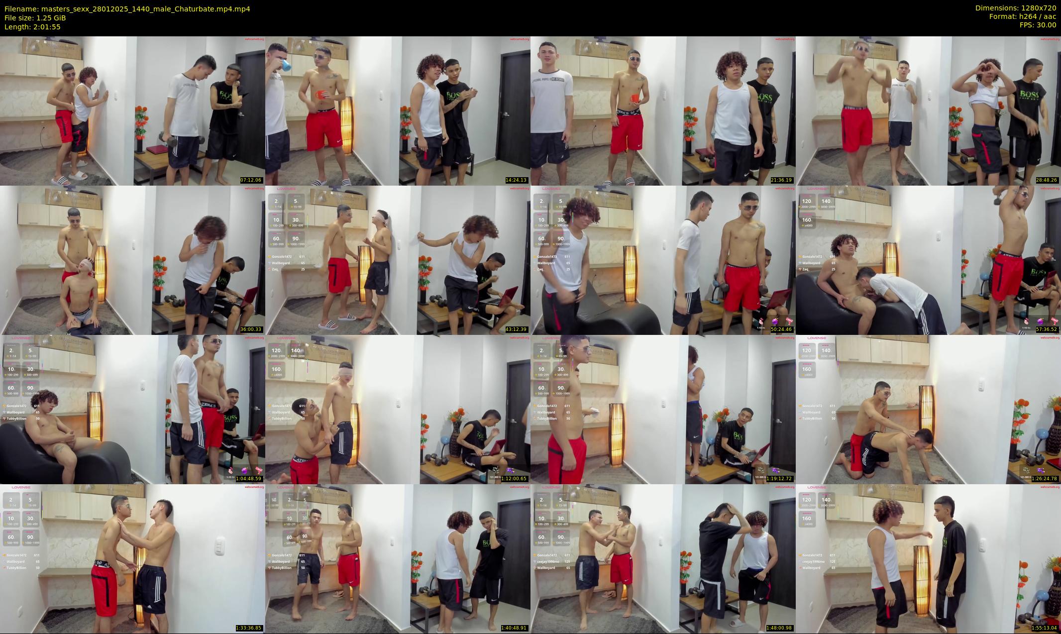 masters_sexx — 122 minute Chaturbate male cam show recording, 720p, Jan 28, 2025