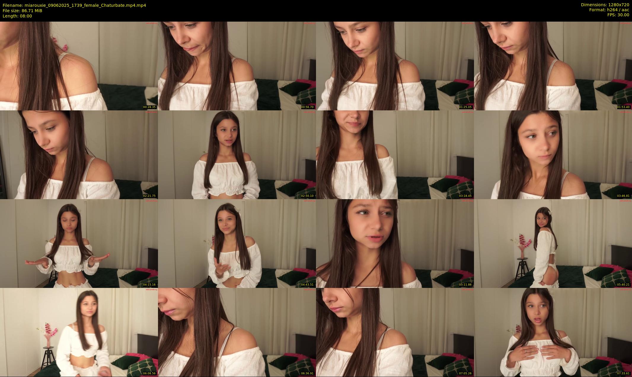 miarouxie — 8 minute Chaturbate female cam show recording, 720p, Jun 9, 2025
