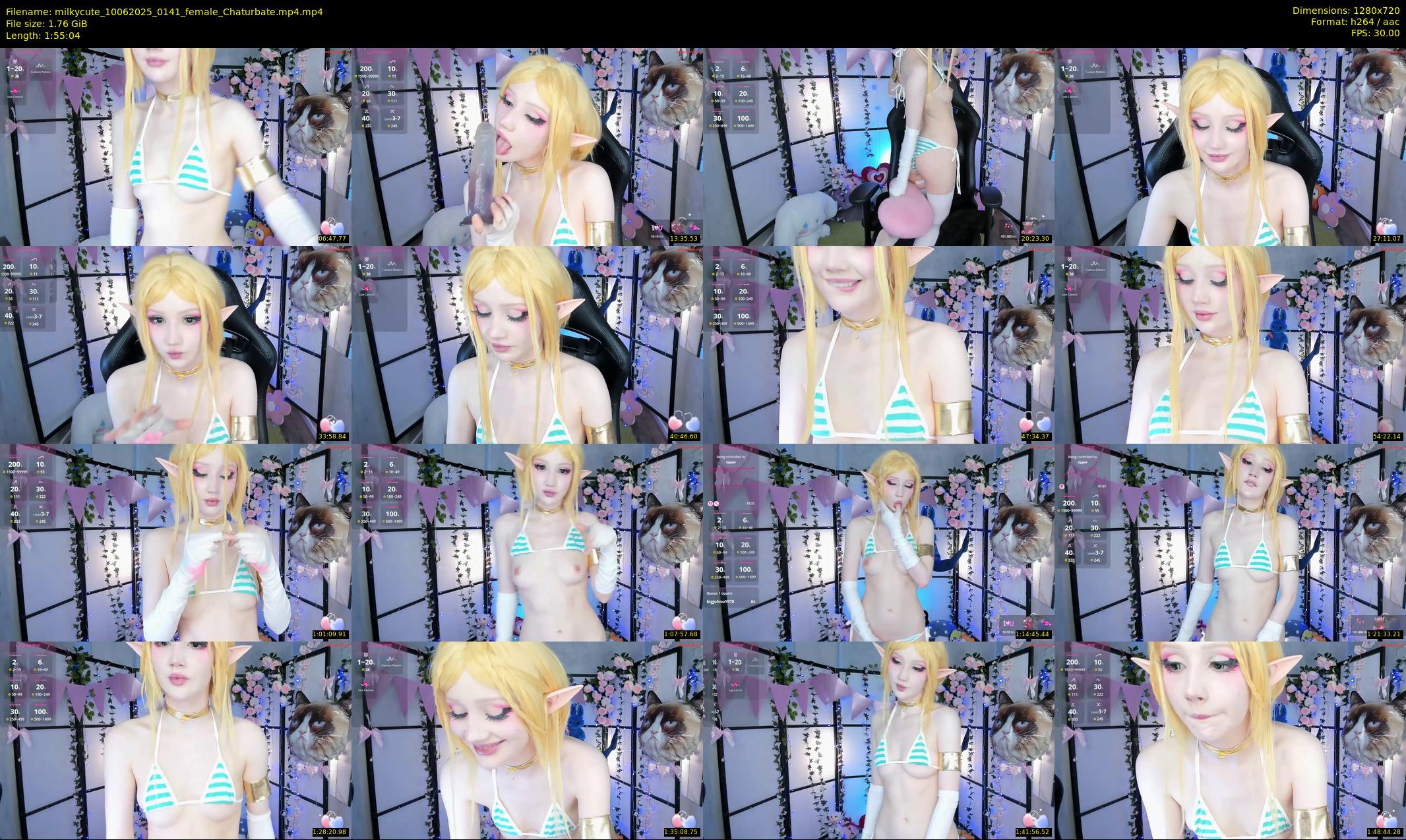milkycute — 116 minute Chaturbate female cam show recording, 720p, Jun 10, 2025