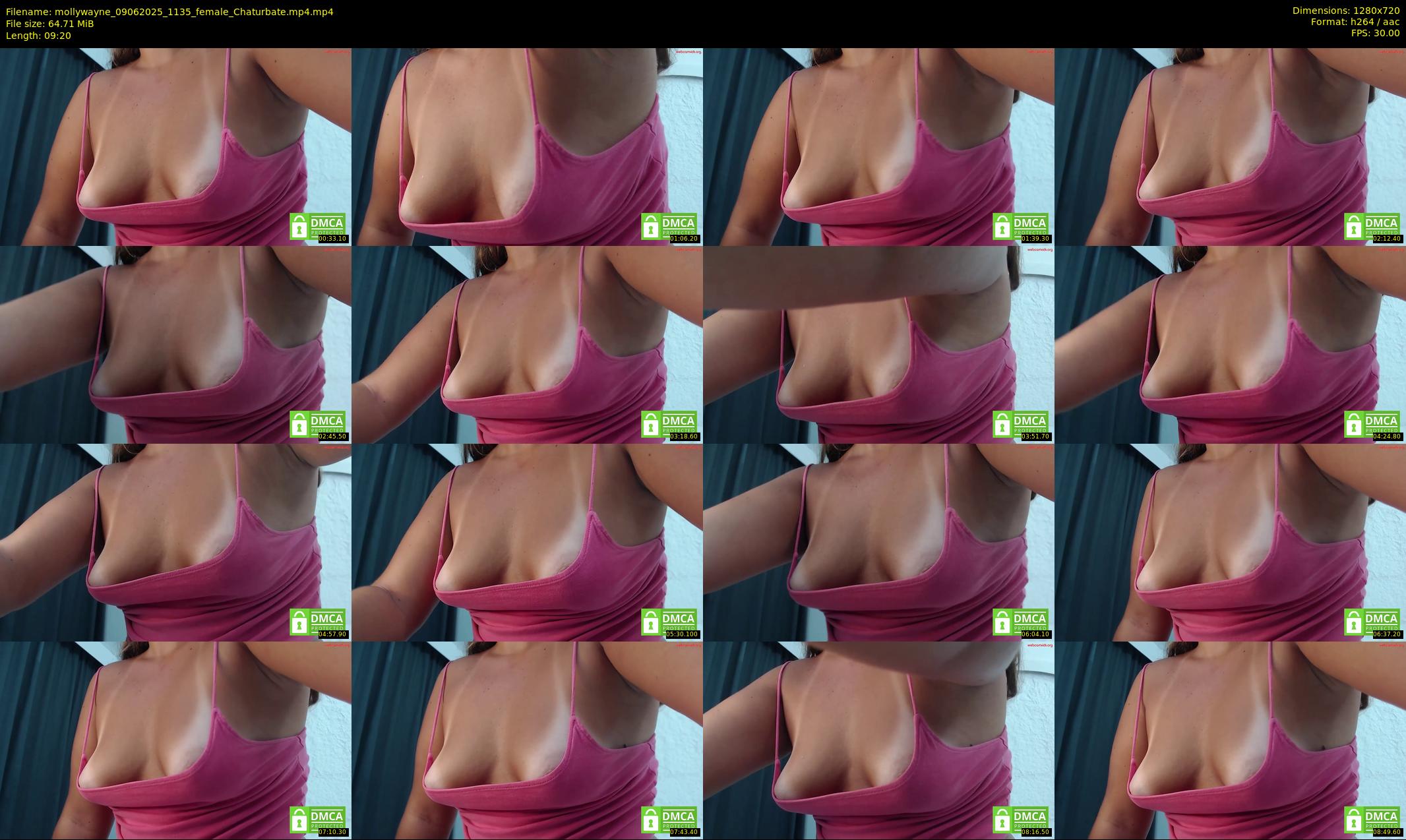 mollywayne — 10 minute Chaturbate female cam show recording, 720p, Jun 9, 2025