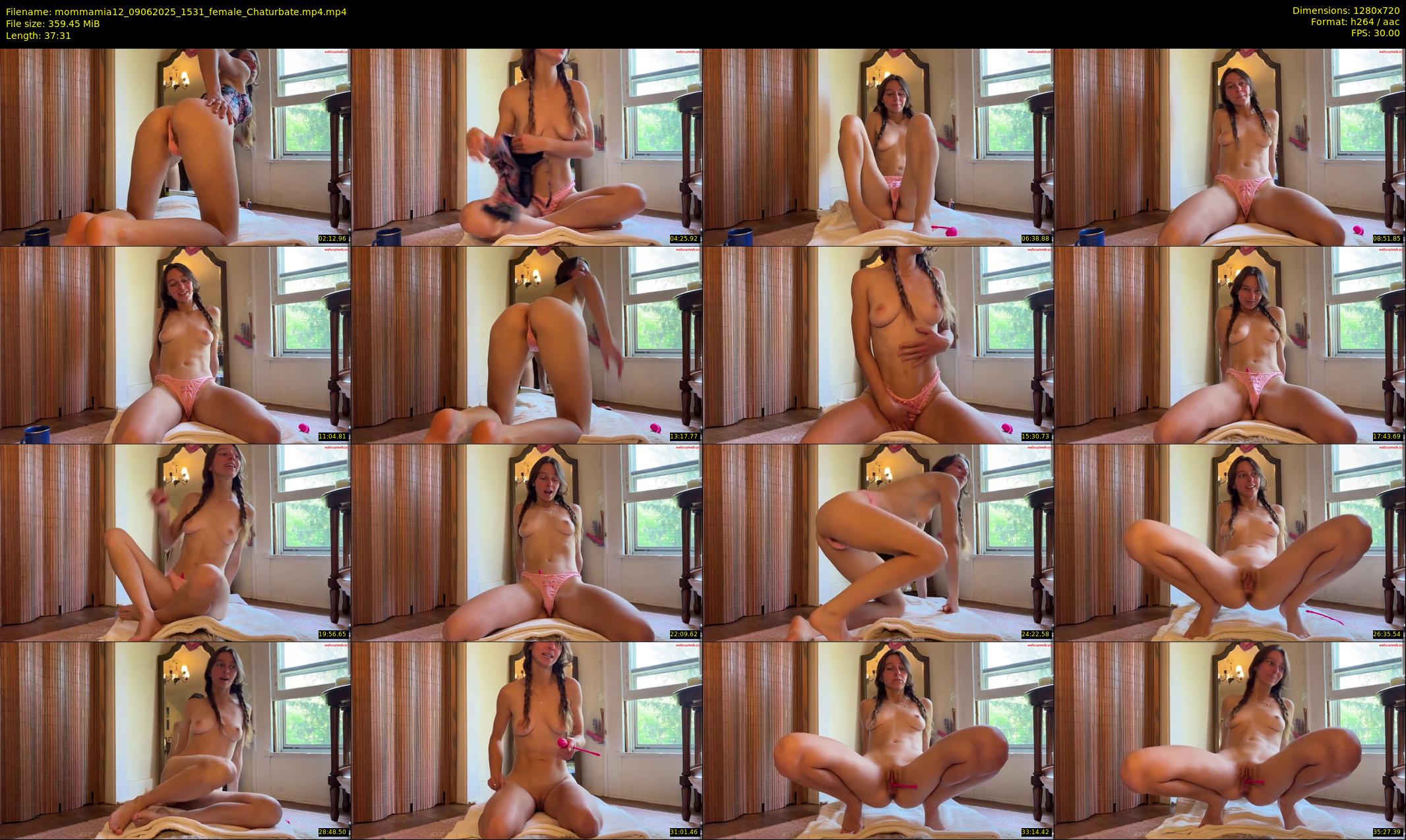 mommamia12 — 38 minute Chaturbate female cam show recording, 720p, Jun 9, 2025