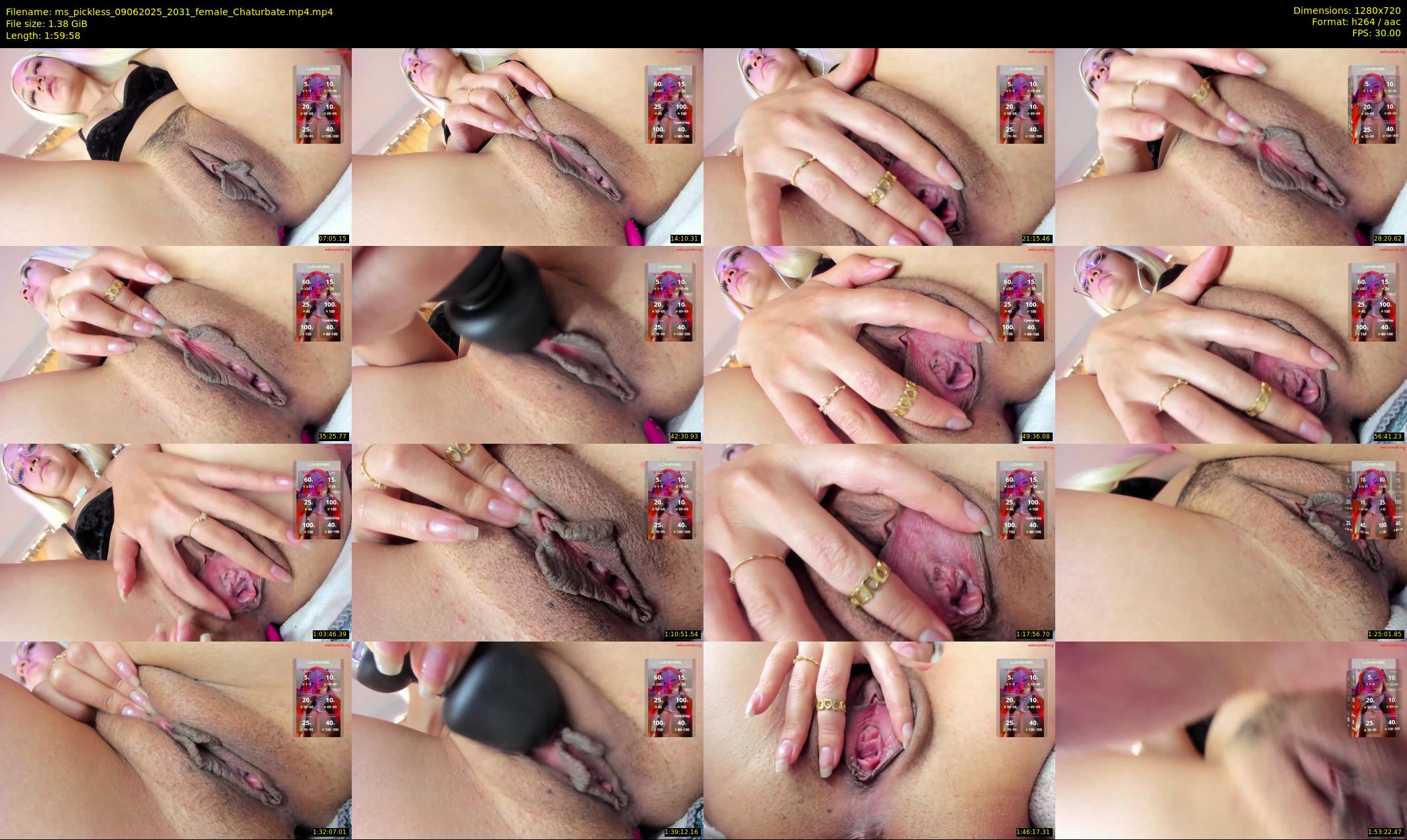 ms_pickless — 120 minute Chaturbate female cam show recording, 720p, Jun 9, 2025