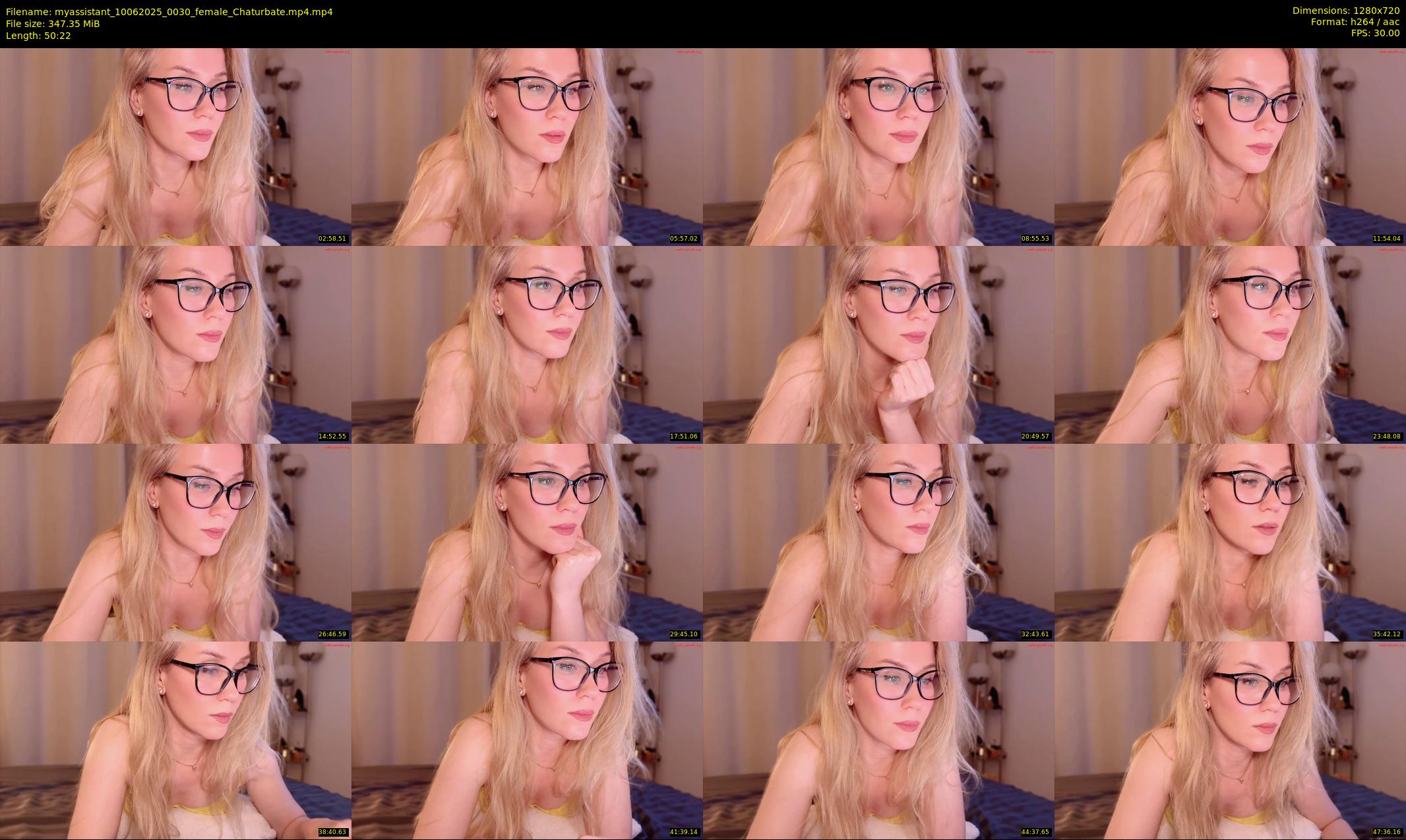 myassistant — 51 minute Chaturbate female cam show recording, 720p, Jun 10, 2025
