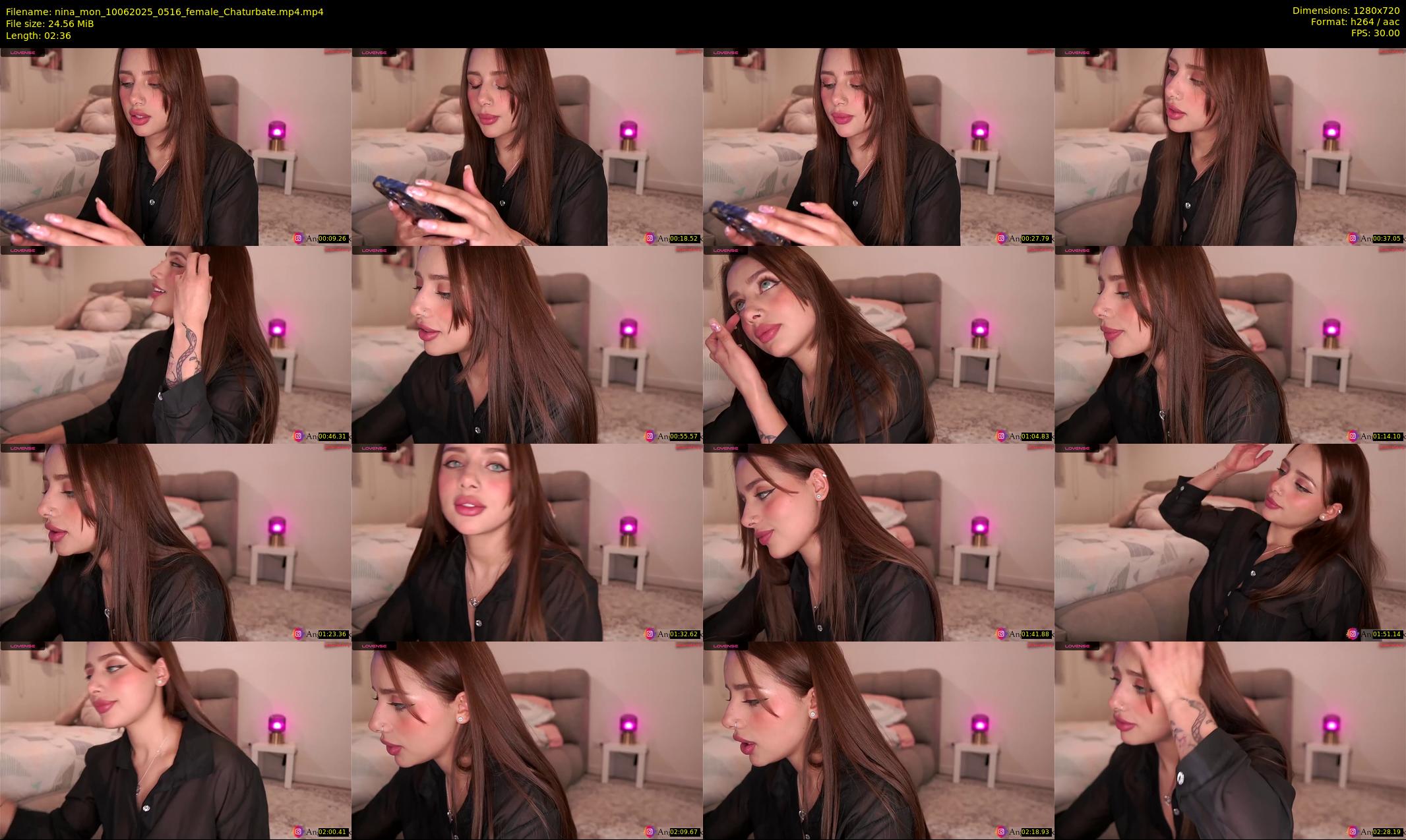 nina_mon — 3 minute Chaturbate female cam show recording, 720p, Jun 10, 2025