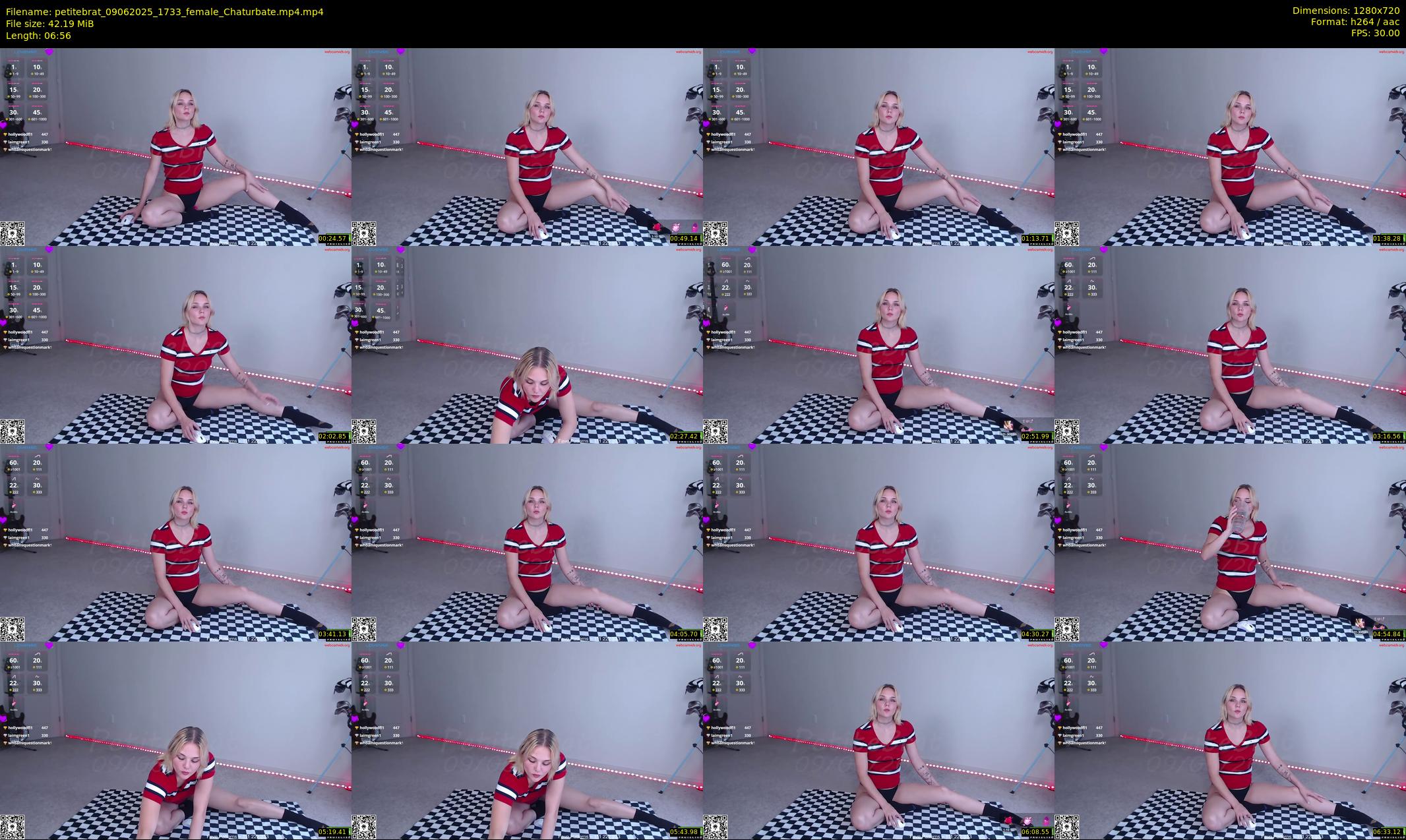 petitebrat — 7 minute Chaturbate female cam show recording, 720p, Jun 9, 2025