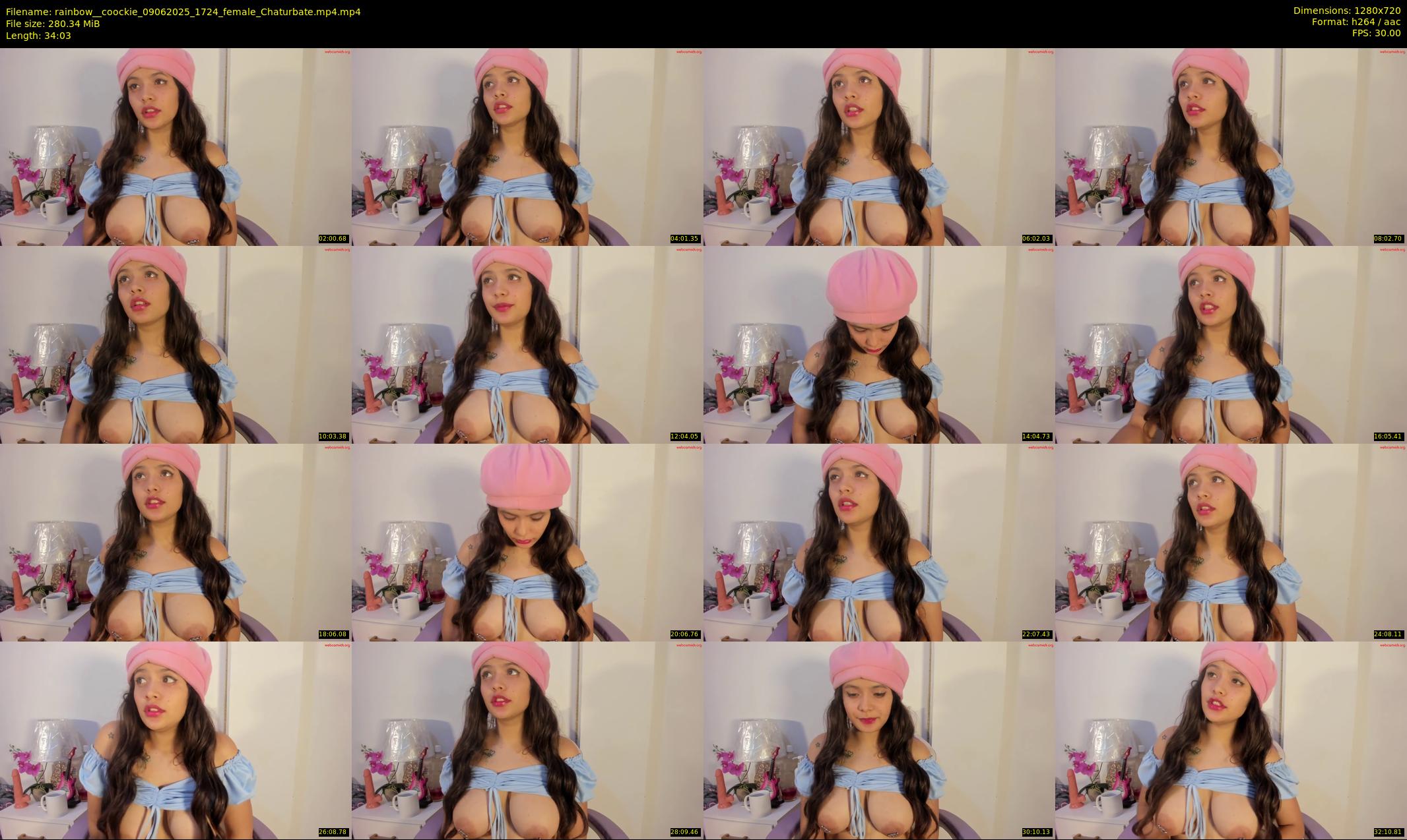 rainbow__coockie — 35 minute Chaturbate female cam show recording, 720p, Jun 9, 2025