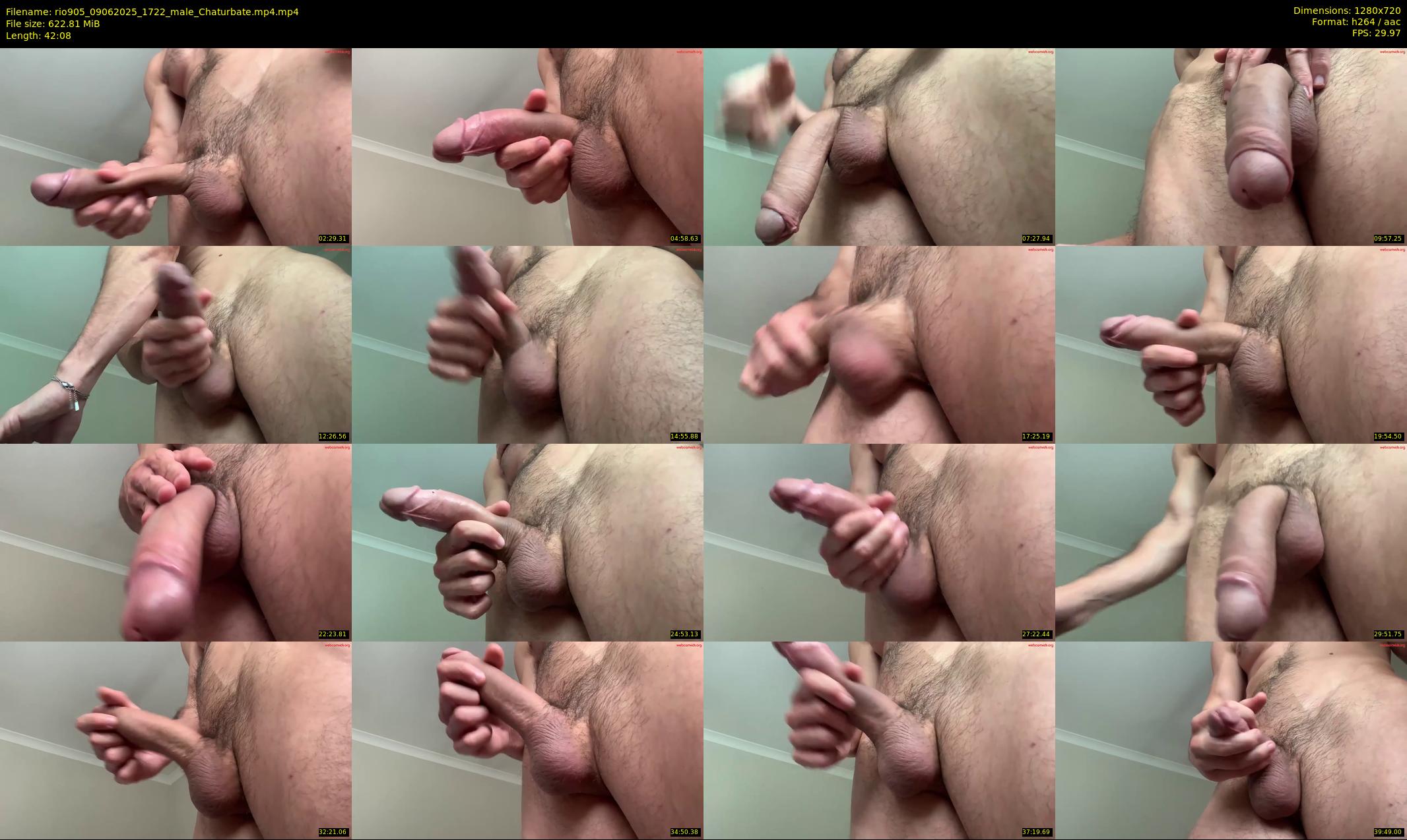 rio905 — 43 minute Chaturbate male cam show recording, 720p, Jun 9, 2025