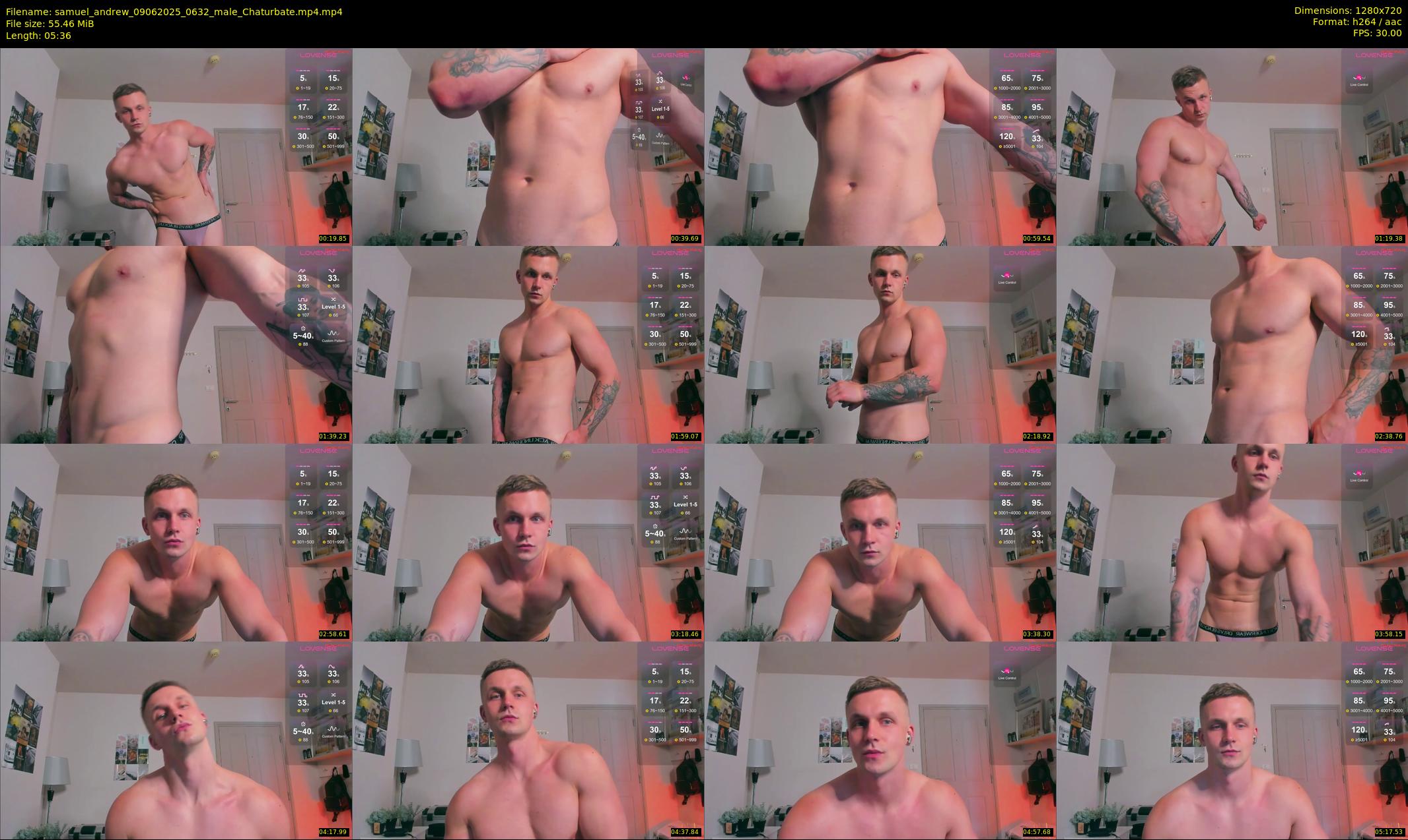 samuel_andrew — 6 minute Chaturbate male cam show recording, 720p, Jun 9, 2025