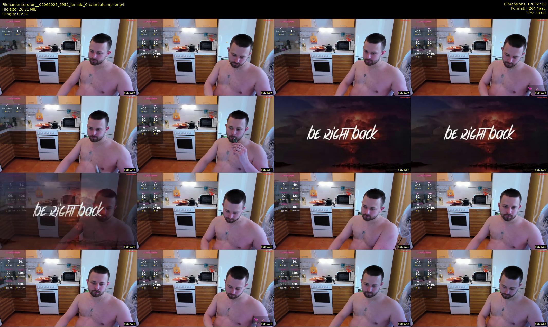 serdron_ — 4 minute Chaturbate couple cam show recording, 720p, Jun 9, 2025