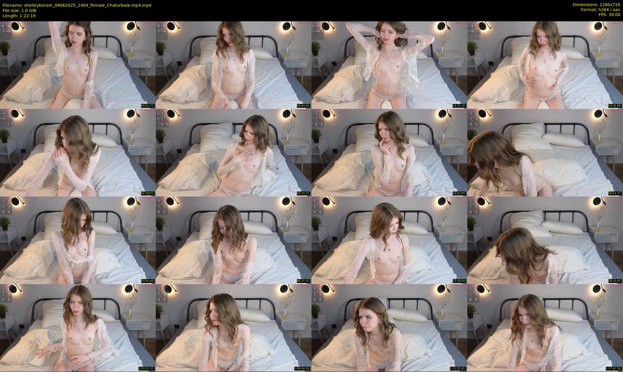 shelleyborom — 83 minute Chaturbate female cam show recording, 720p, Jun 9, 2025