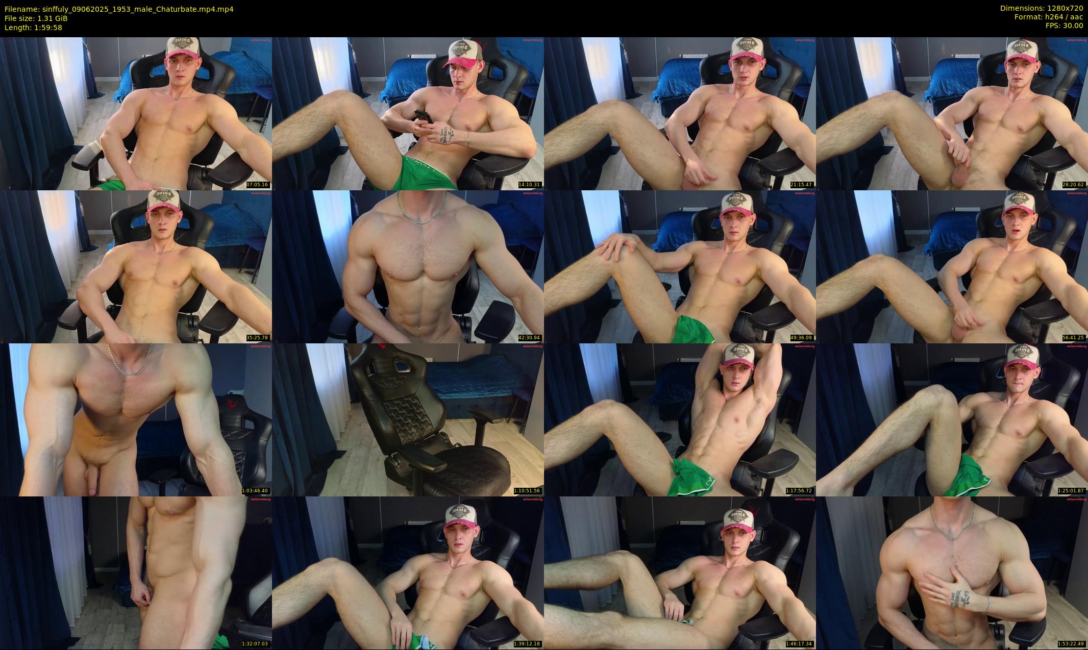 sinffuly — 120 minute Chaturbate male cam show recording, 720p, Jun 9, 2025