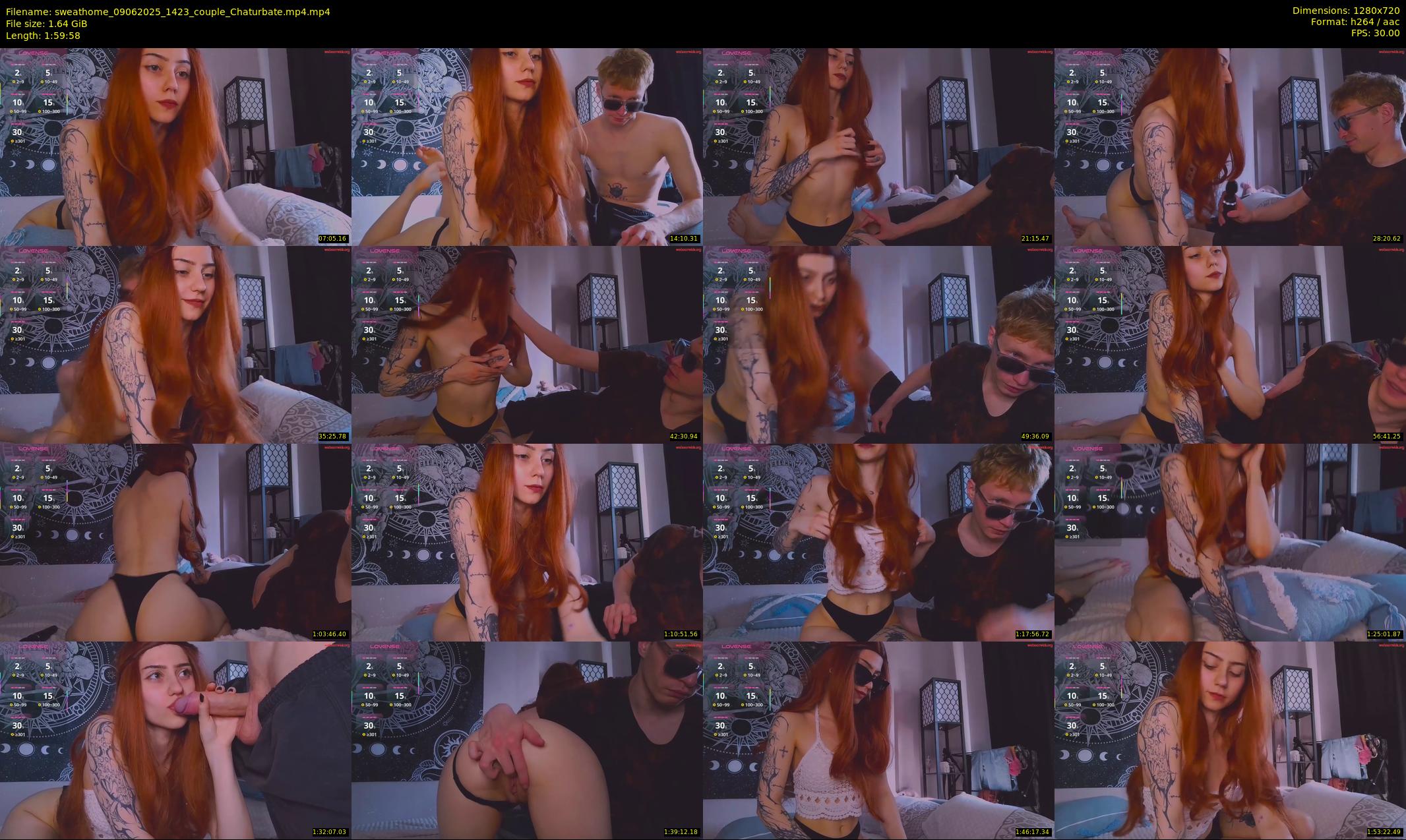 sweathome — 120 minute Chaturbate couple cam show recording, 720p, Jun 9, 2025