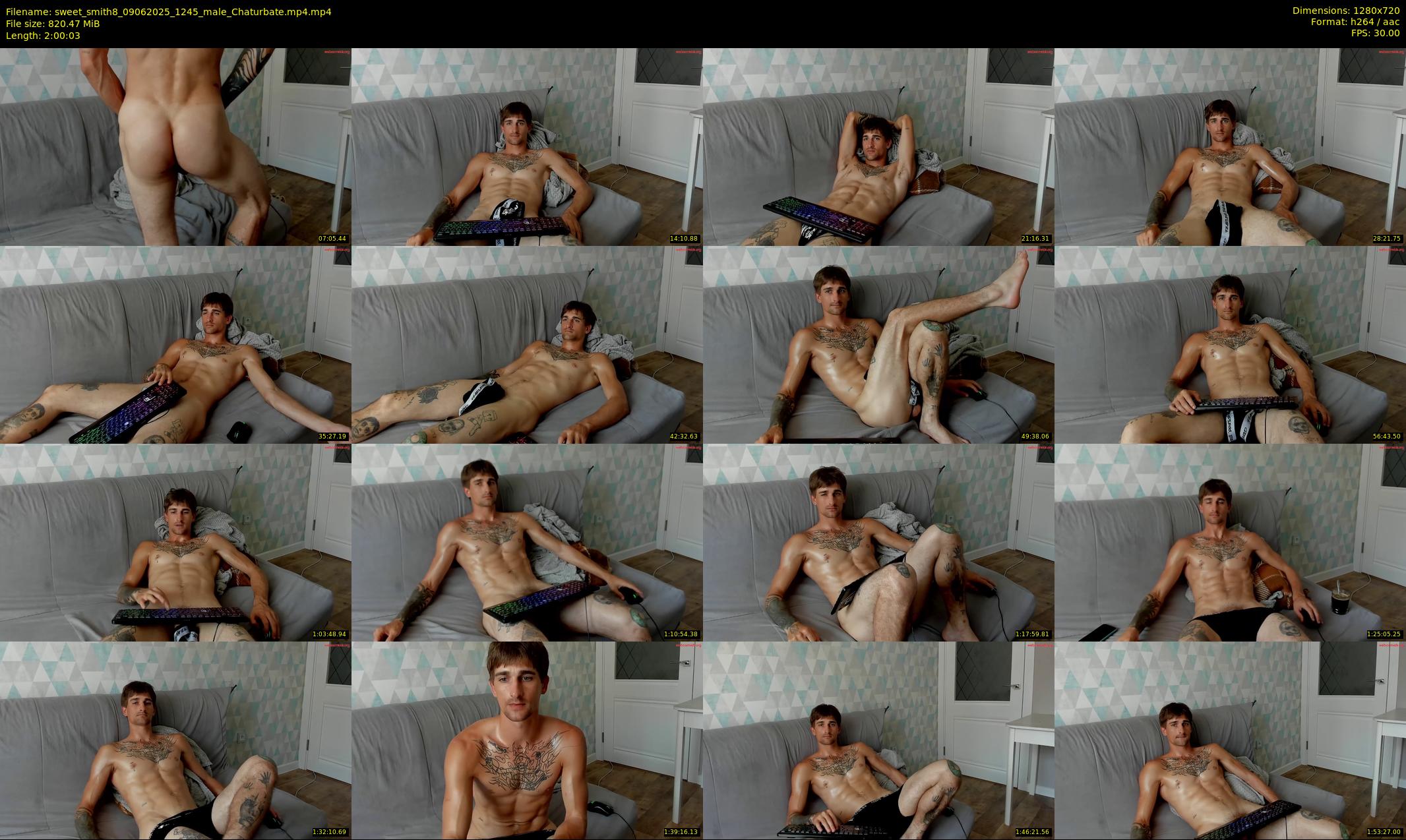 sweet_smith8 — 121 minute Chaturbate male cam show recording, 720p, Jun 9, 2025