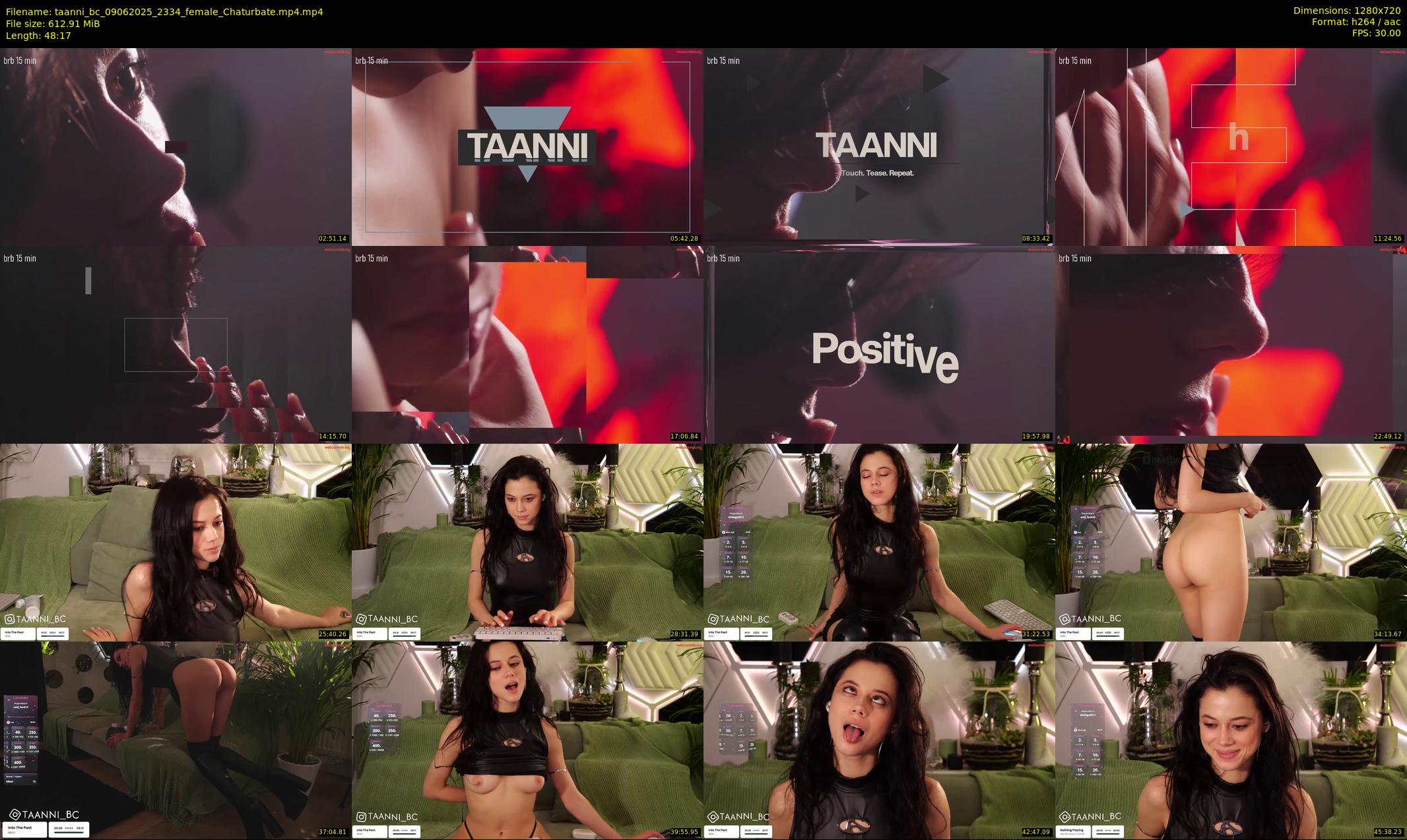 taanni_bc — 49 minute Chaturbate female cam show recording, 720p, Jun 9, 2025