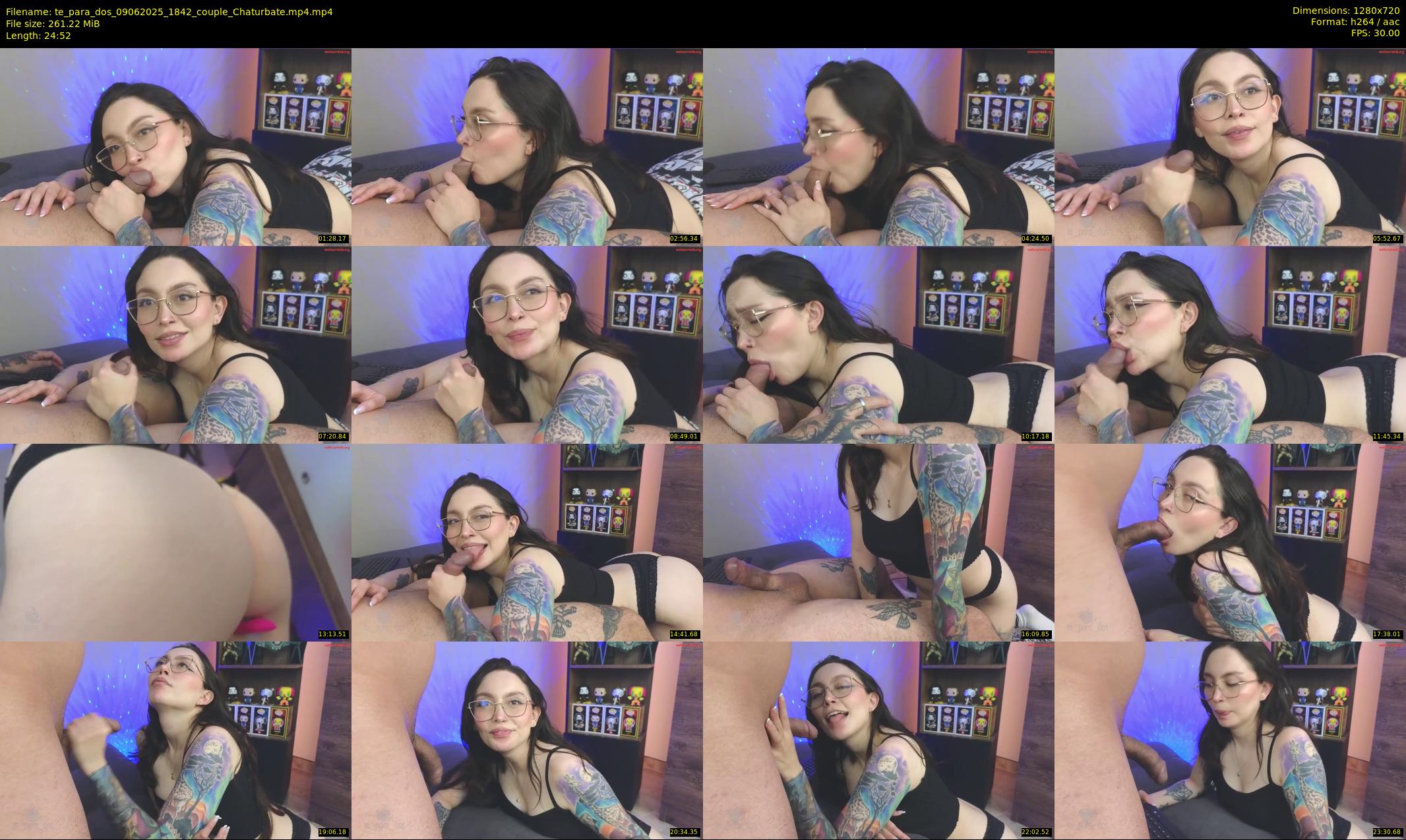 te_para_dos — 25 minute Chaturbate couple cam show recording, 720p, Jun 9, 2025