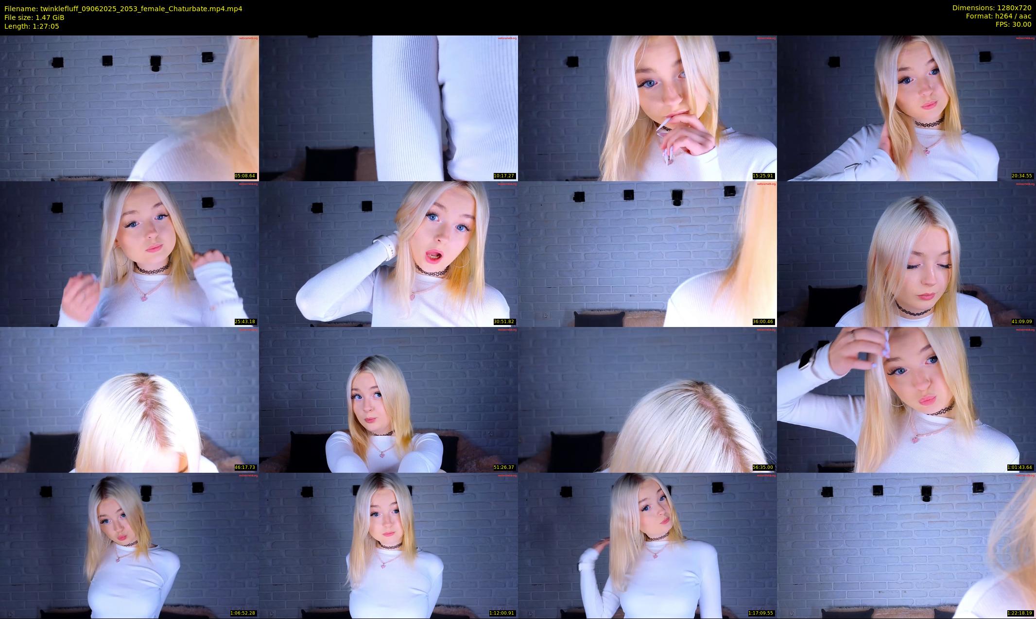 twinklefluff — 88 minute Chaturbate female cam show recording, 720p, Jun 9, 2025