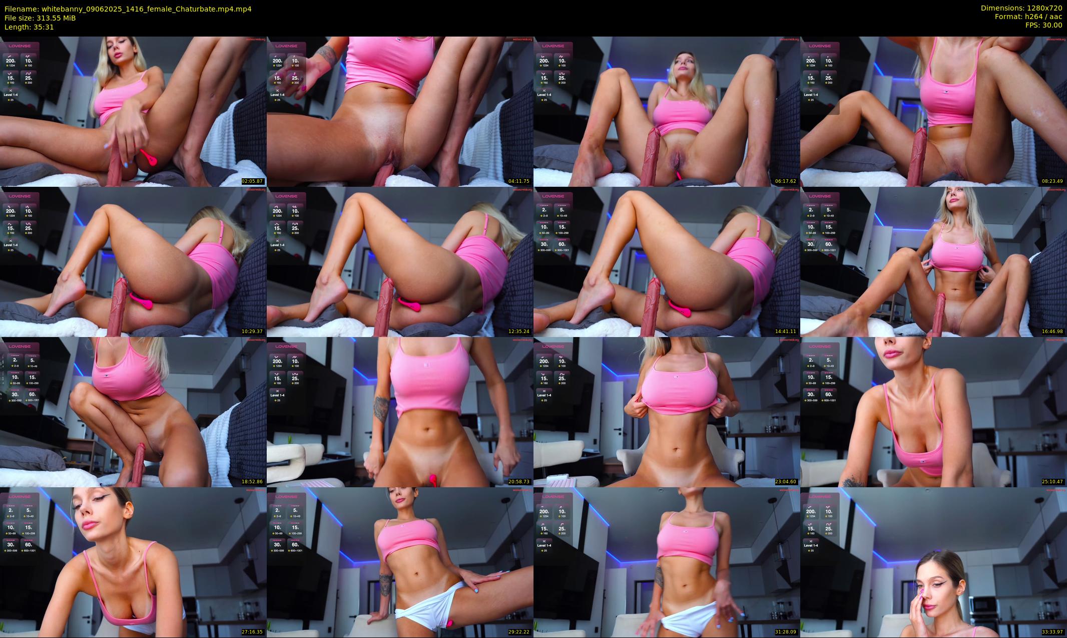 whitebanny — 36 minute Chaturbate couple cam show recording, 720p, Jun 9, 2025