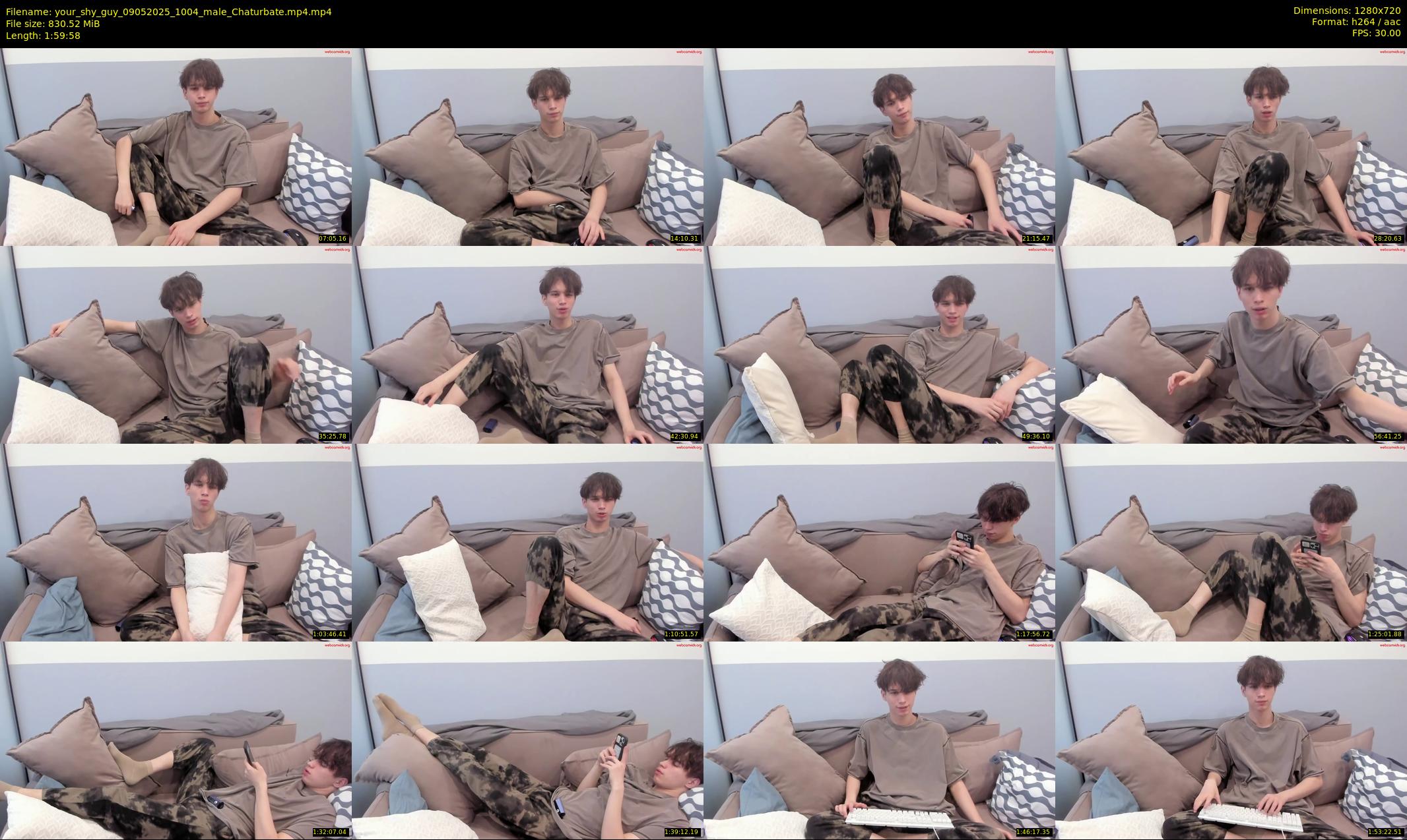 your_shy_guy — 120 minute Chaturbate male cam show recording, 720p, May 9, 2025