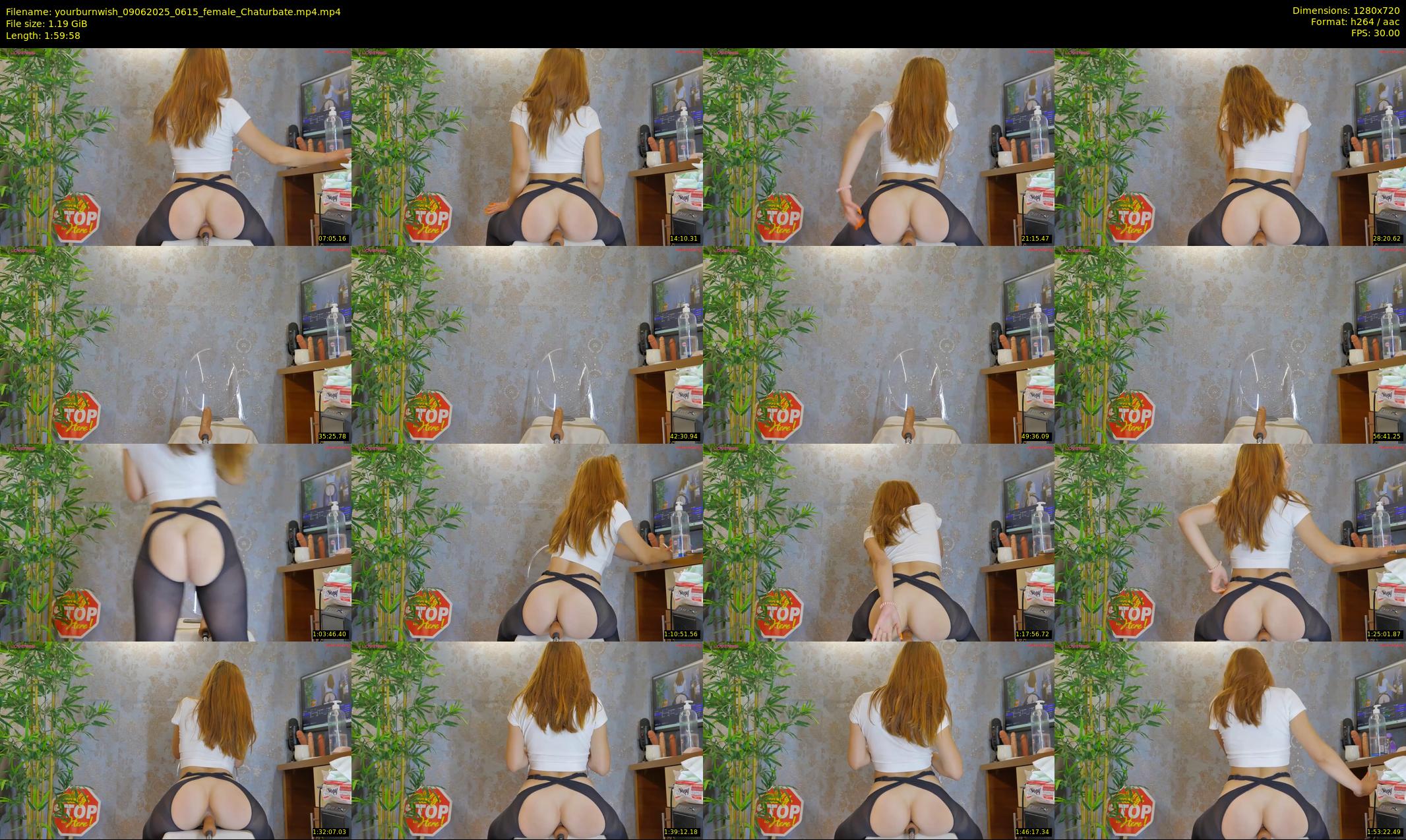 yourburnwish — 120 minute Chaturbate female cam show recording, 720p, Jun 9, 2025