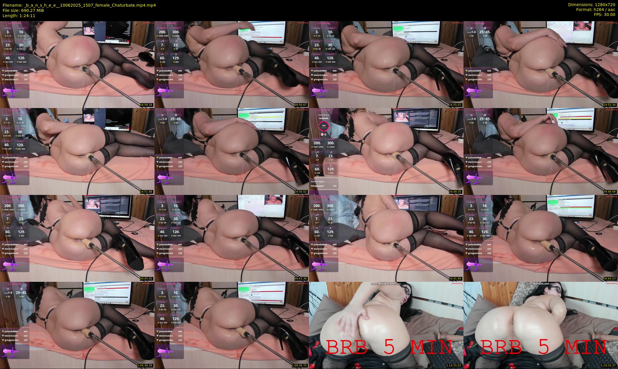 _b_a_n_s_h_e_e_ — 85 minute Chaturbate female cam show recording, 720p, Jun 10, 2025