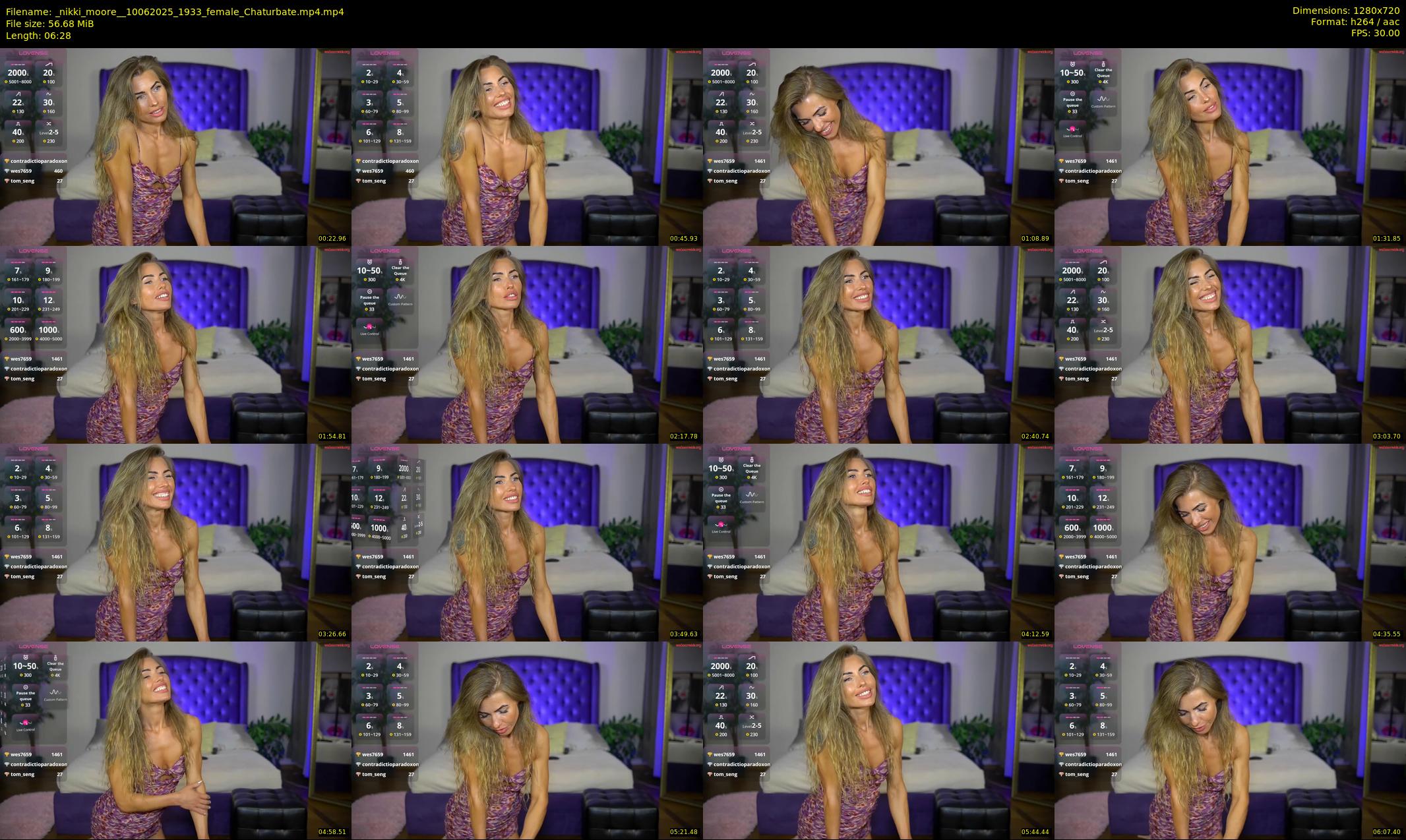 _nikki_moore_ — 7 minute Chaturbate female cam show recording, 720p, Jun 10, 2025