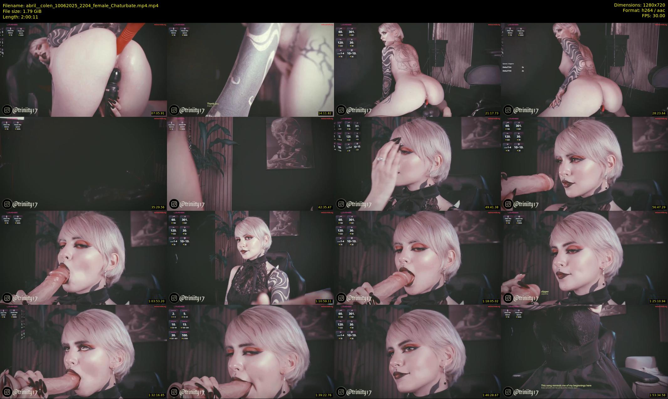 abril__colen — 121 minute Chaturbate female cam show recording, 720p, Jun 10, 2025