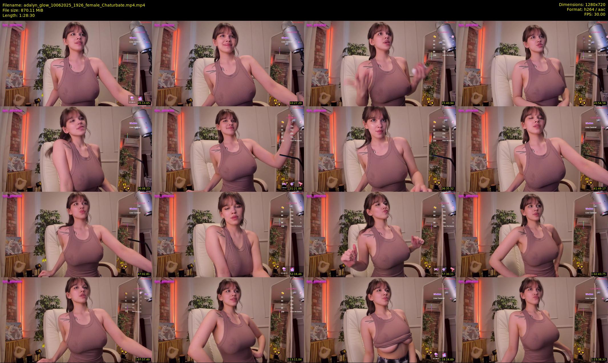 adalyn_glow — 89 minute Chaturbate female cam show recording, 720p, Jun 10, 2025