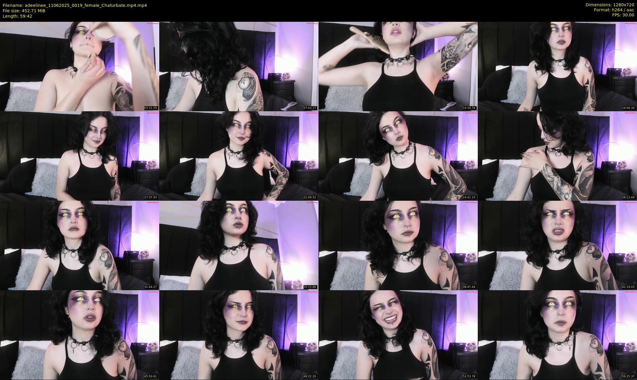 adeelinee — 60 minute Chaturbate female cam show recording, 720p, Jun 11, 2025