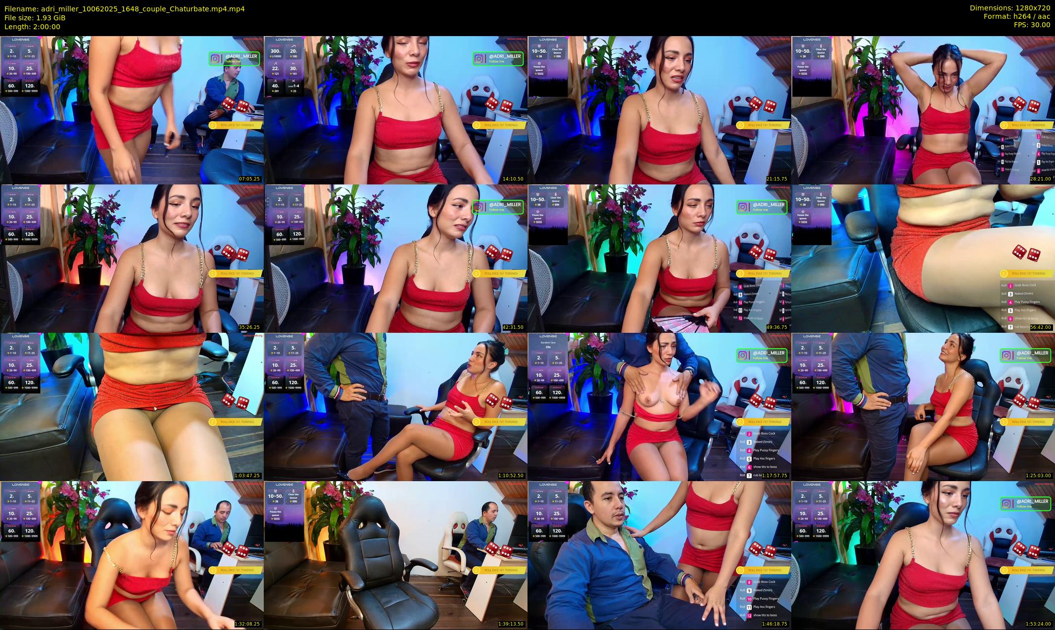 adri_miller — 120 minute Chaturbate couple cam show recording, 720p, Jun 10, 2025