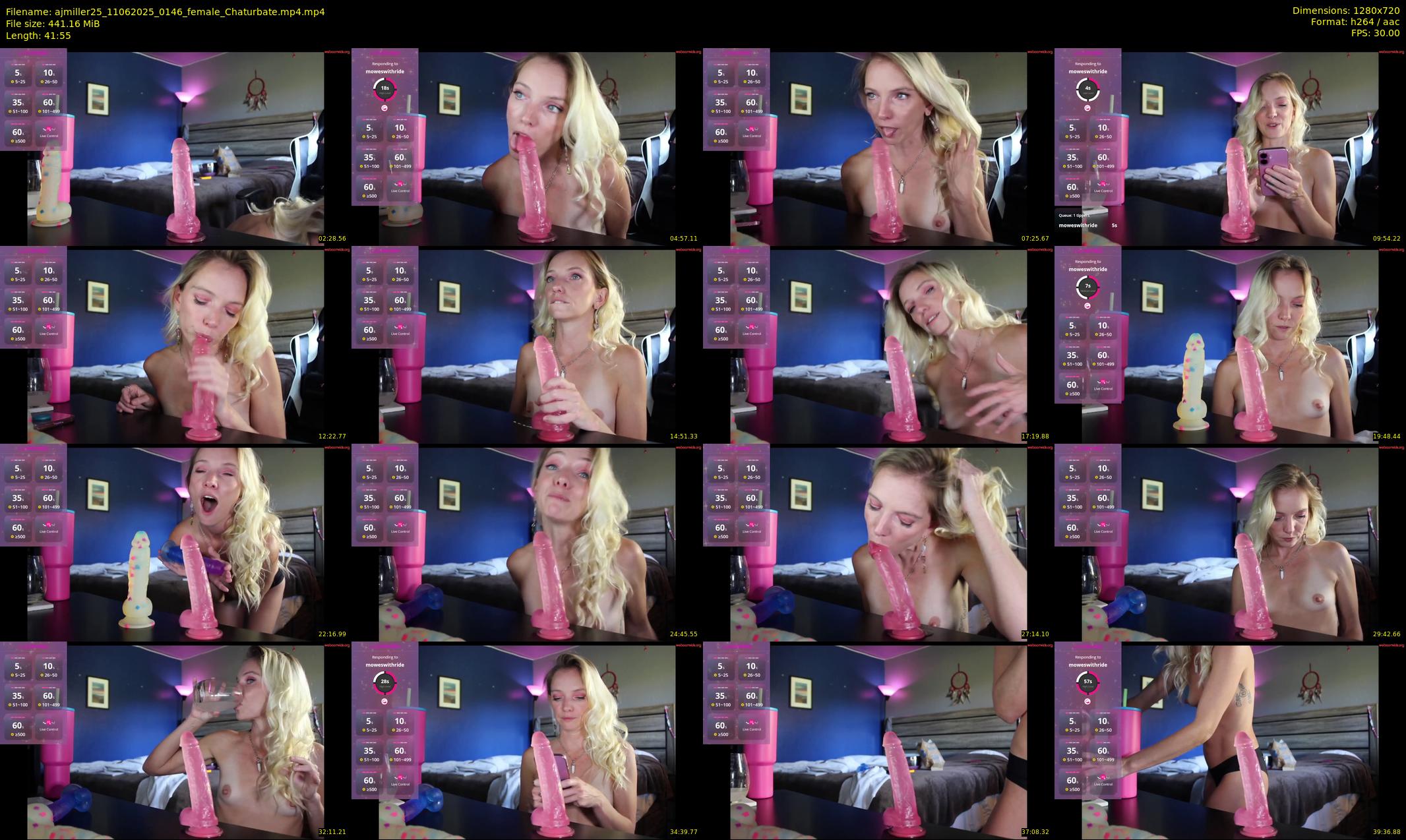 ajmiller25 — 42 minute Chaturbate female cam show recording, 720p, Jun 11, 2025