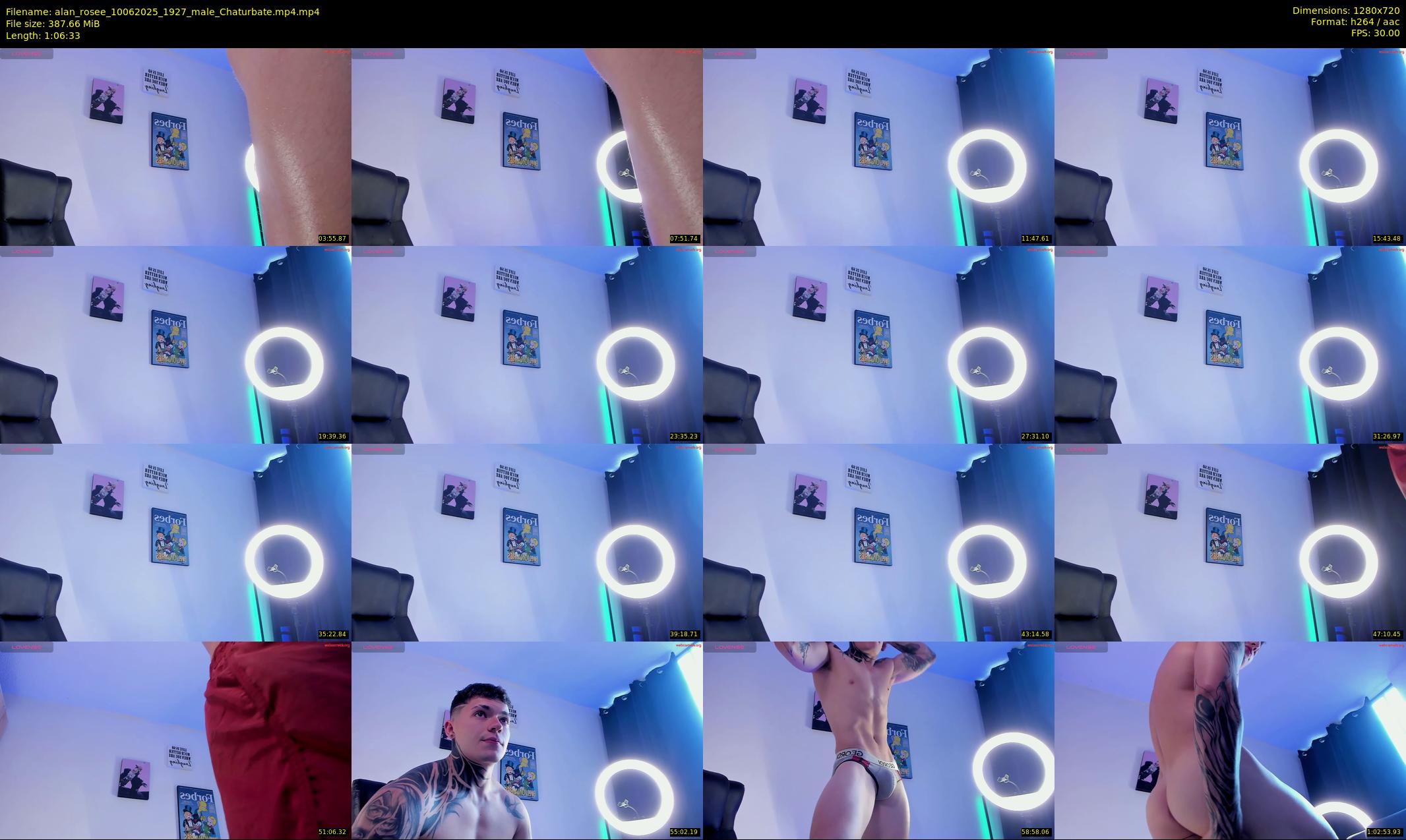 alan_rosee — 67 minute Chaturbate male cam show recording, 720p, Jun 10, 2025