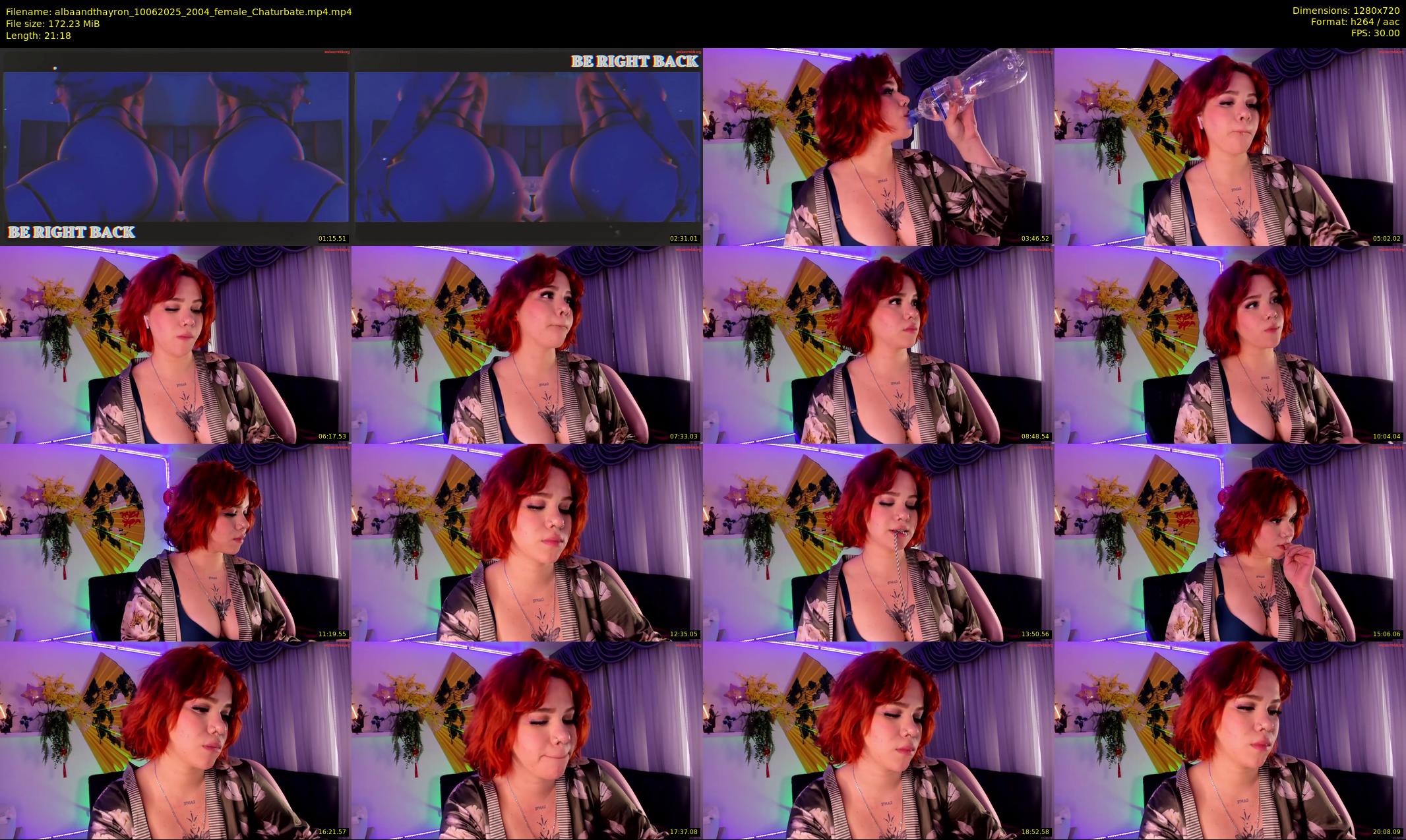 albaandthayron — 22 minute Chaturbate couple cam show recording, 720p, Jun 10, 2025