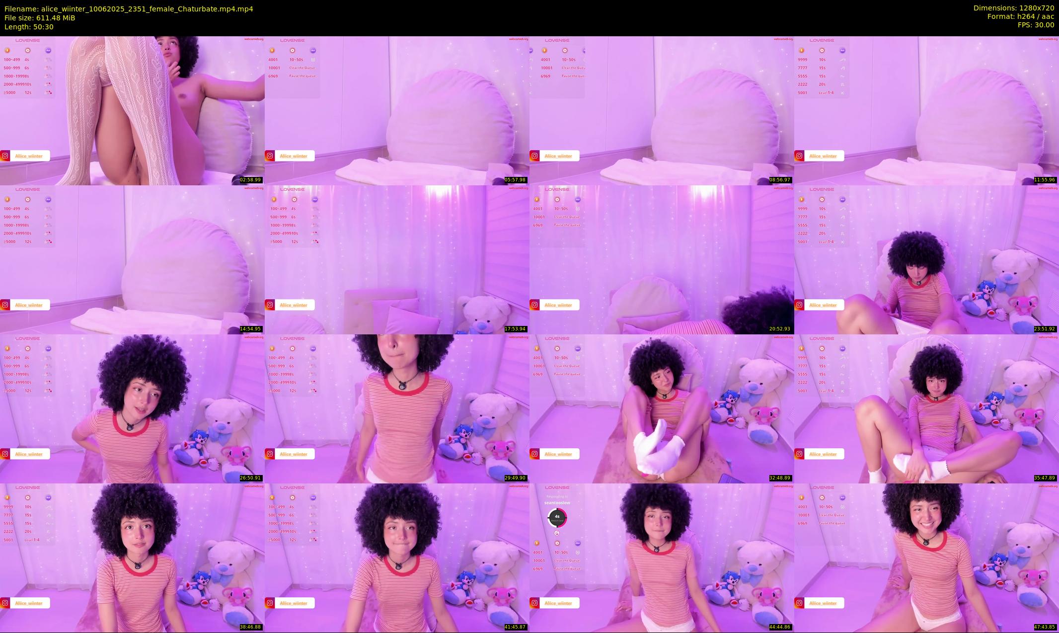 alice_wiinter — 51 minute Chaturbate female cam show recording, 720p, Jun 10, 2025