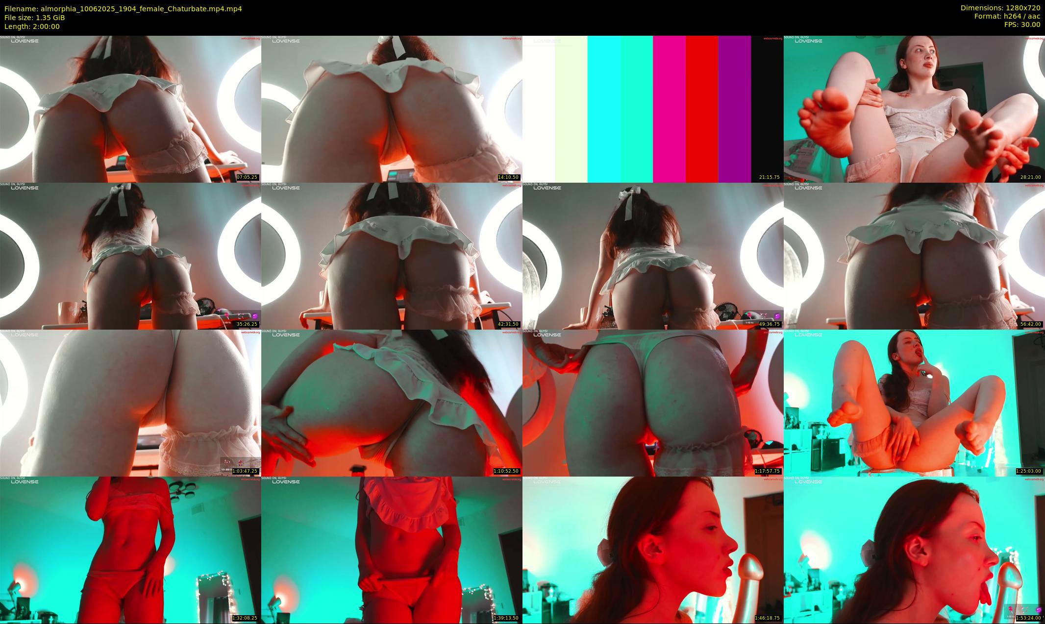 almorphia — 120 minute Chaturbate female cam show recording, 720p, Jun 10, 2025
