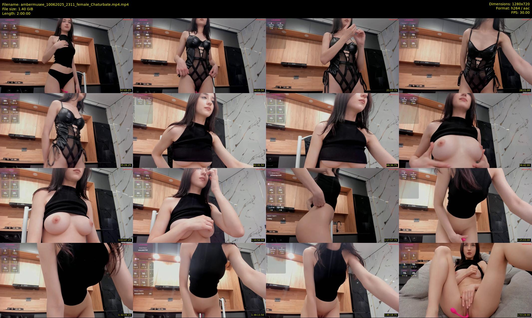 ambermusee — 120 minute Chaturbate female cam show recording, 720p, Jun 10, 2025