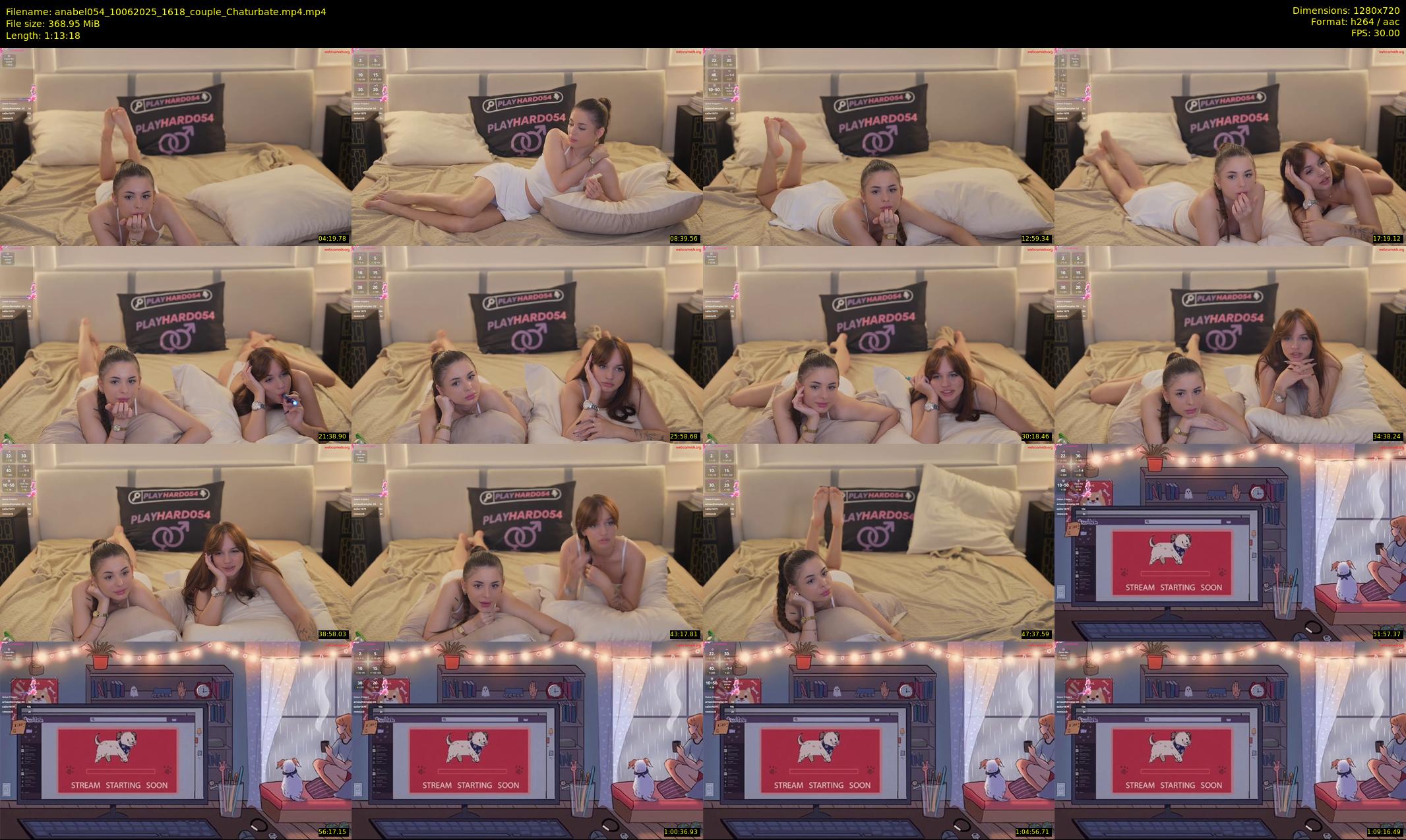 anabel054 — 74 minute Chaturbate female cam show recording, 720p, Jun 10, 2025