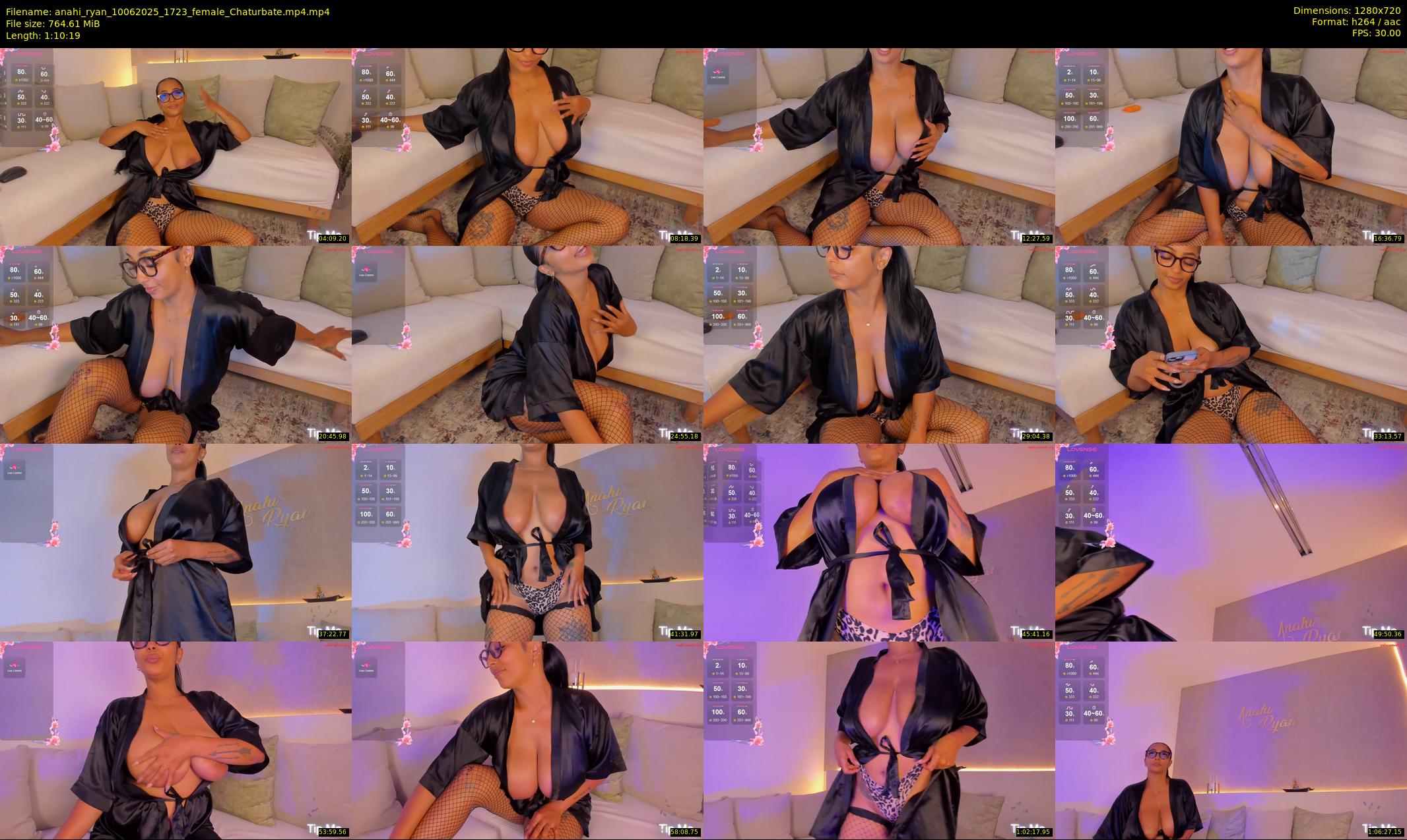anahi_ryan — 71 minute Chaturbate female cam show recording, 720p, Jun 10, 2025