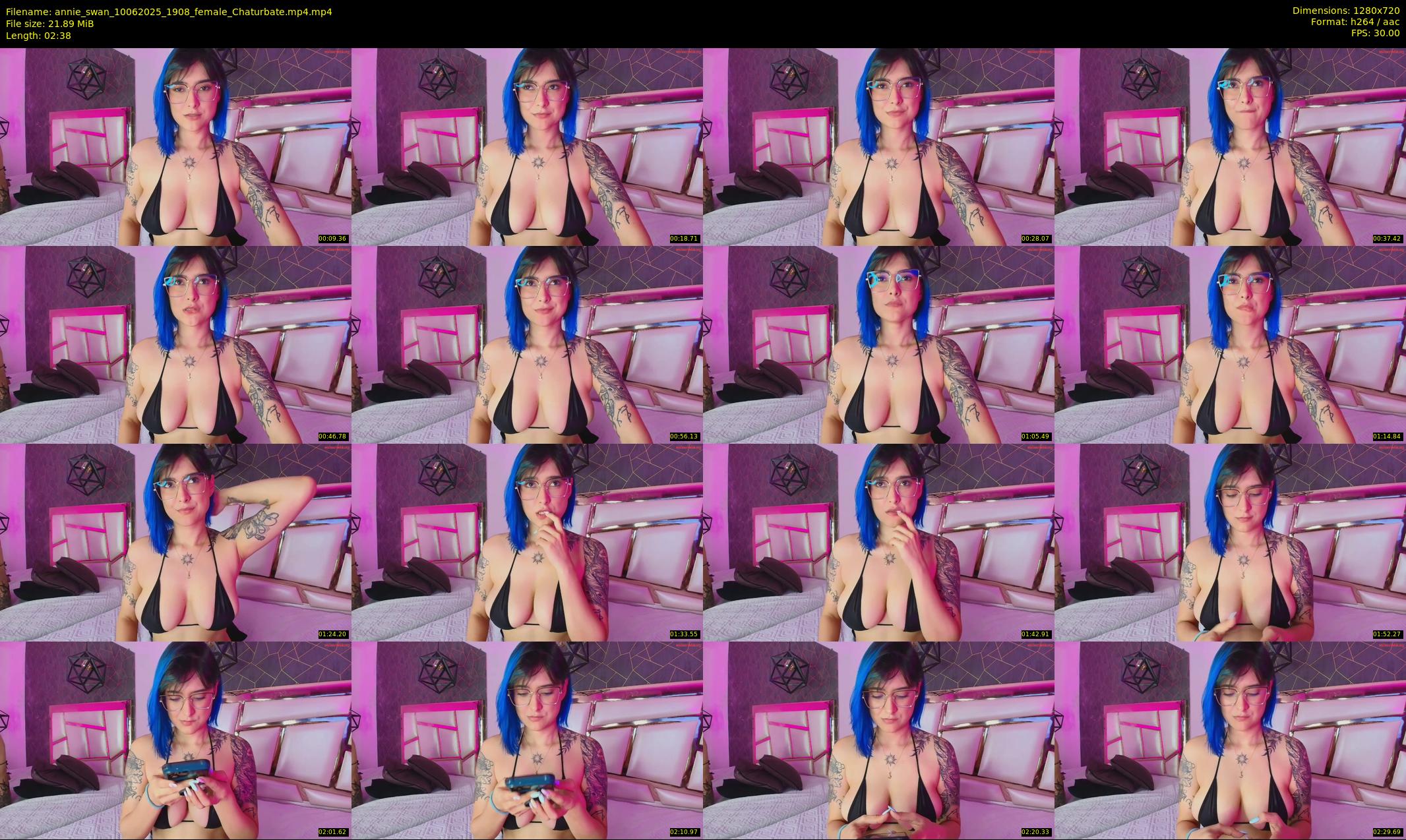 annie_swan — 3 minute Chaturbate female cam show recording, 720p, Jun 10, 2025